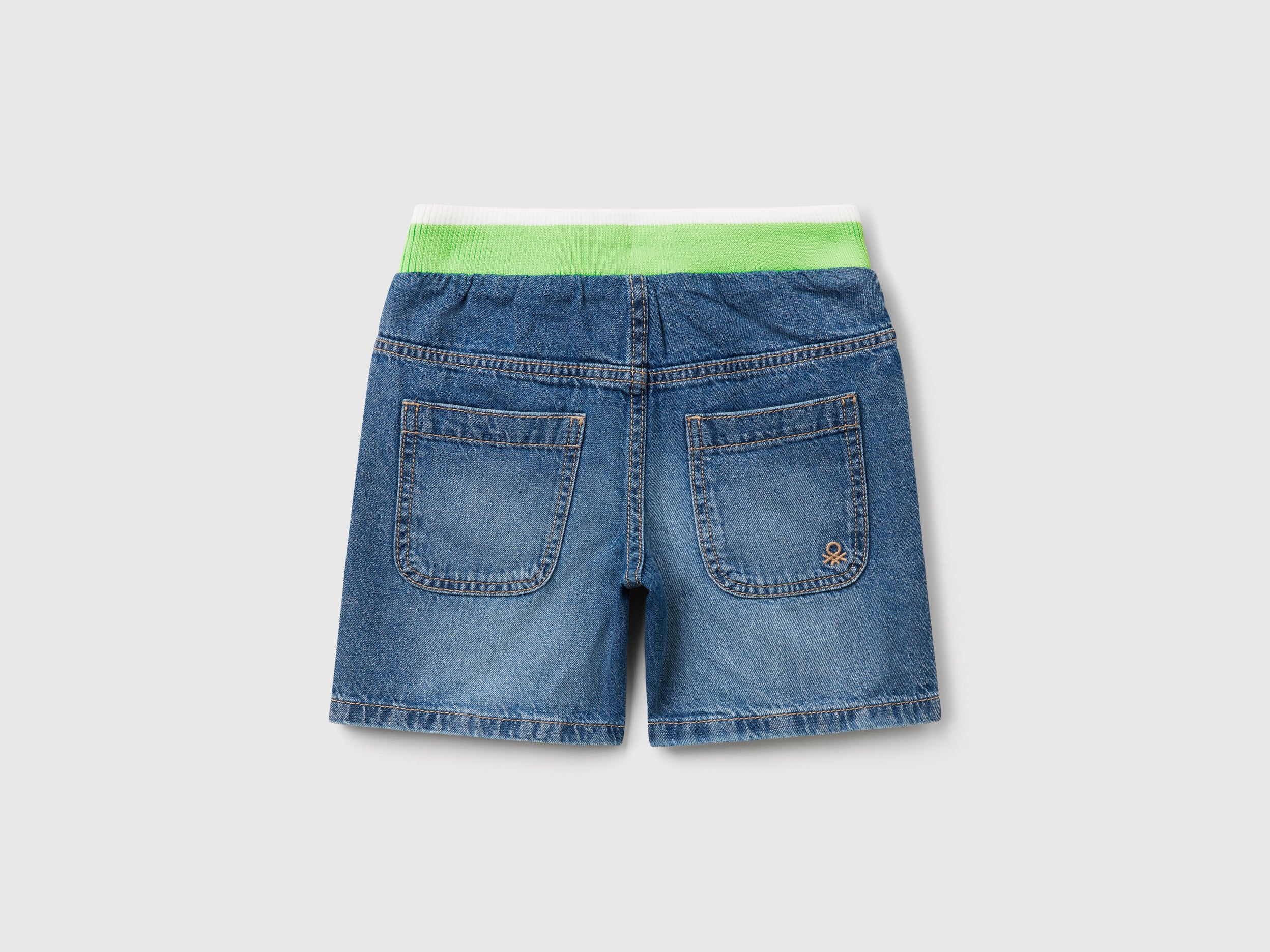 Pantaloni corti di jeans straight - Image 2