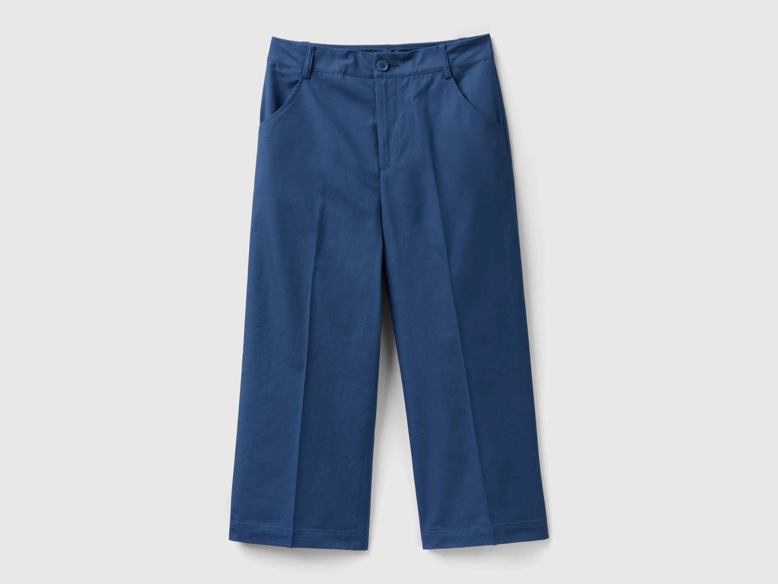 Pantaloni cropped 100% cotone