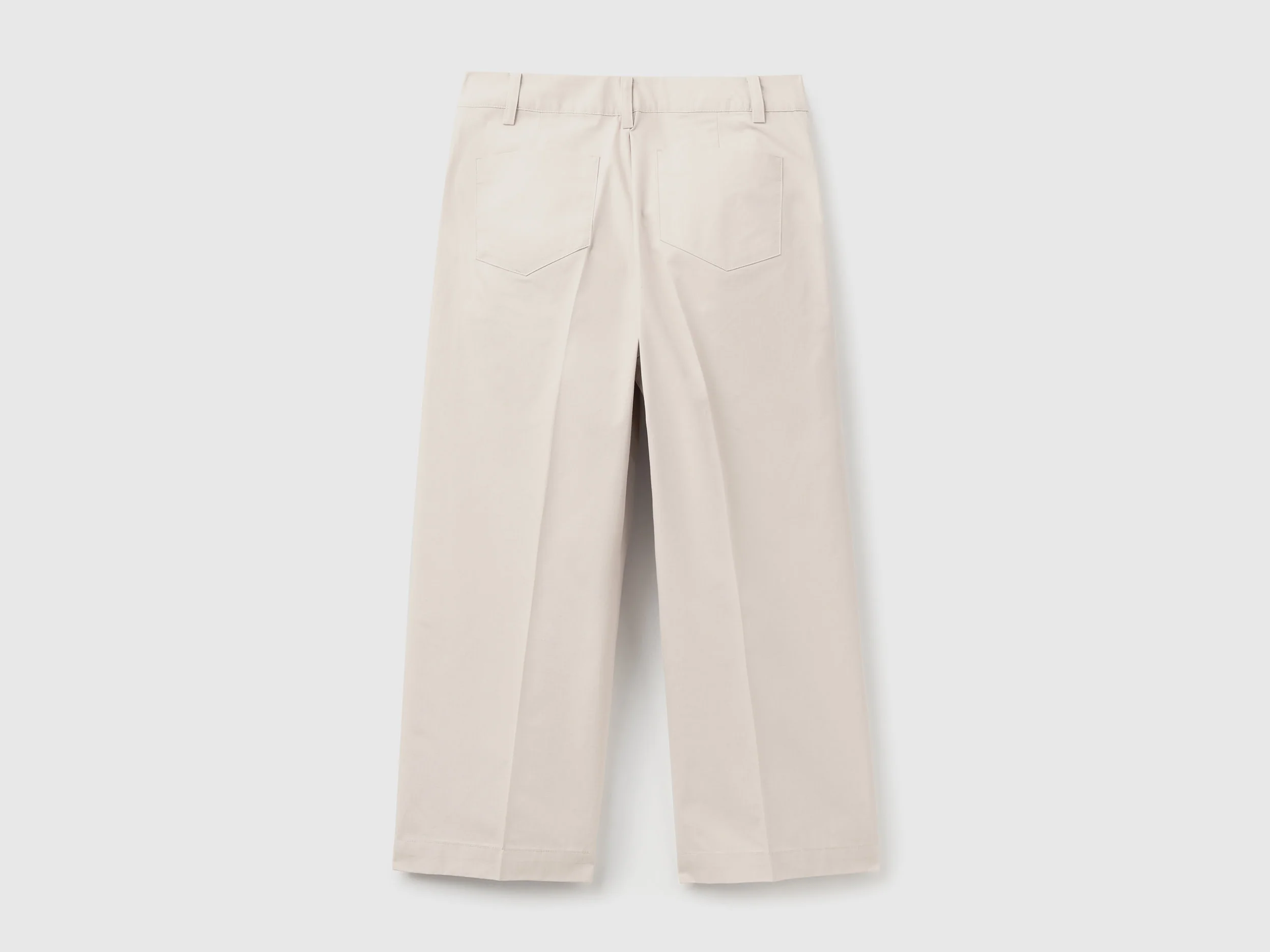 Pantaloni cropped 100% cotone - Image 2