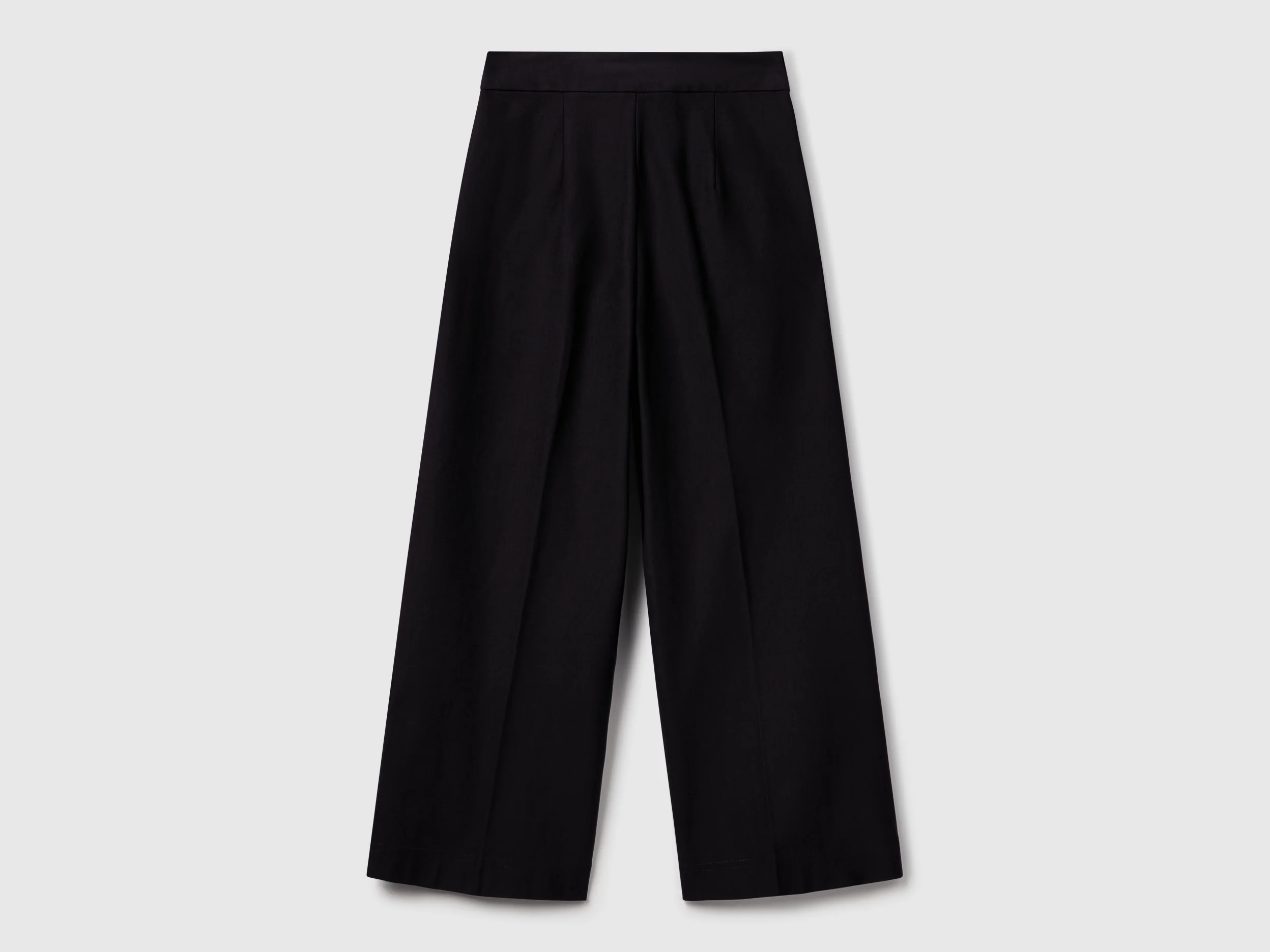 Pantaloni cropped a vita alta - Image 2