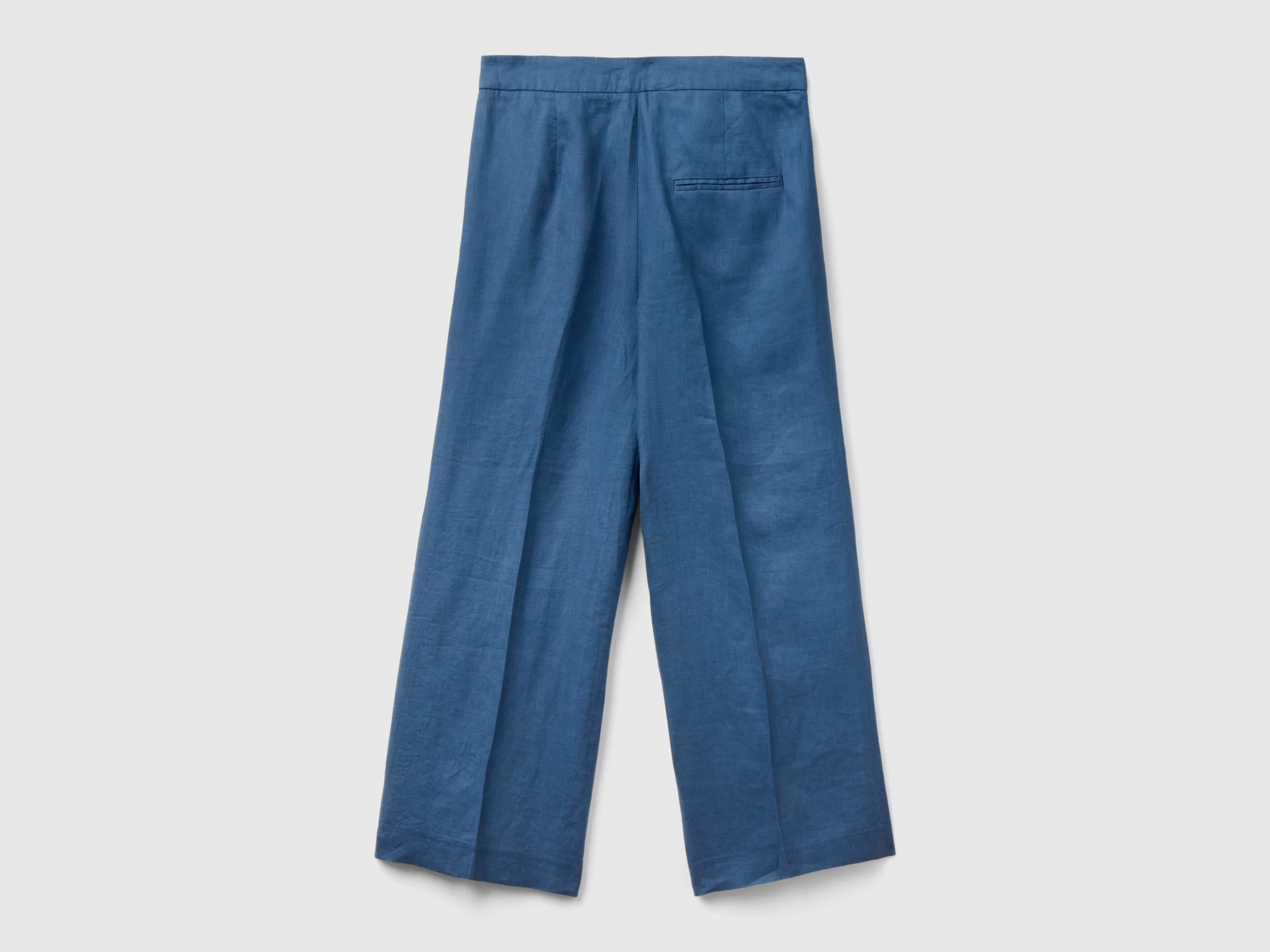 Pantaloni cropped in puro lino - Image 2