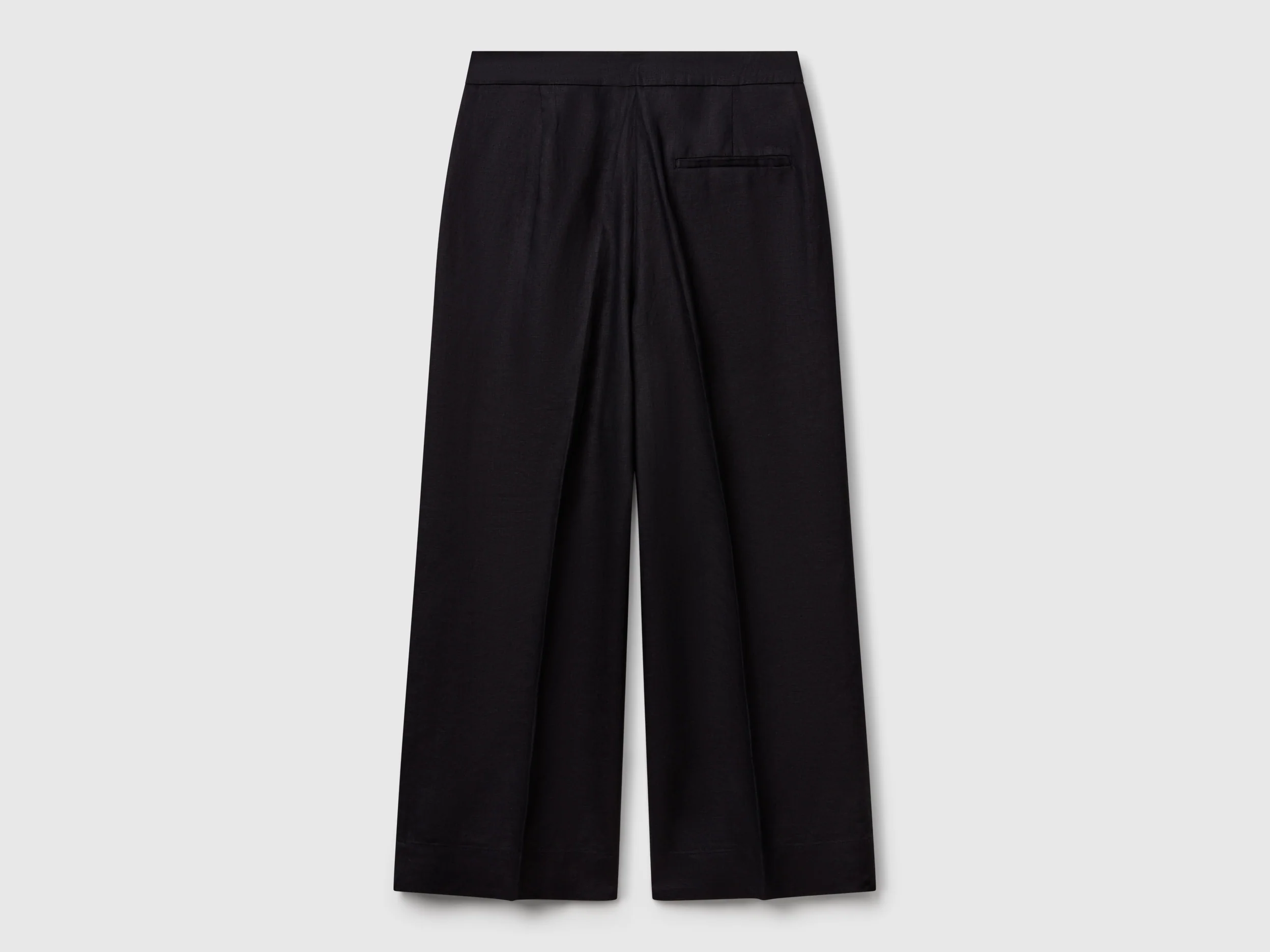 Pantaloni cropped in puro lino - Image 2