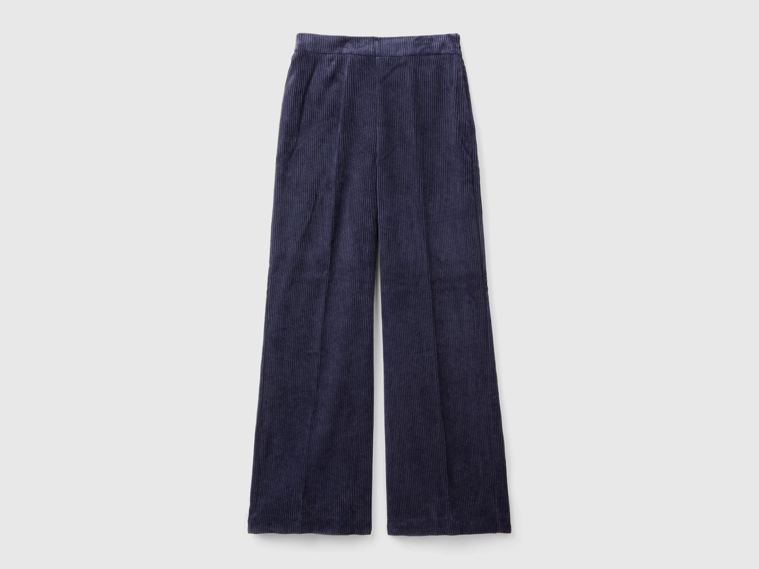 Pantaloni flare fit in velluto
