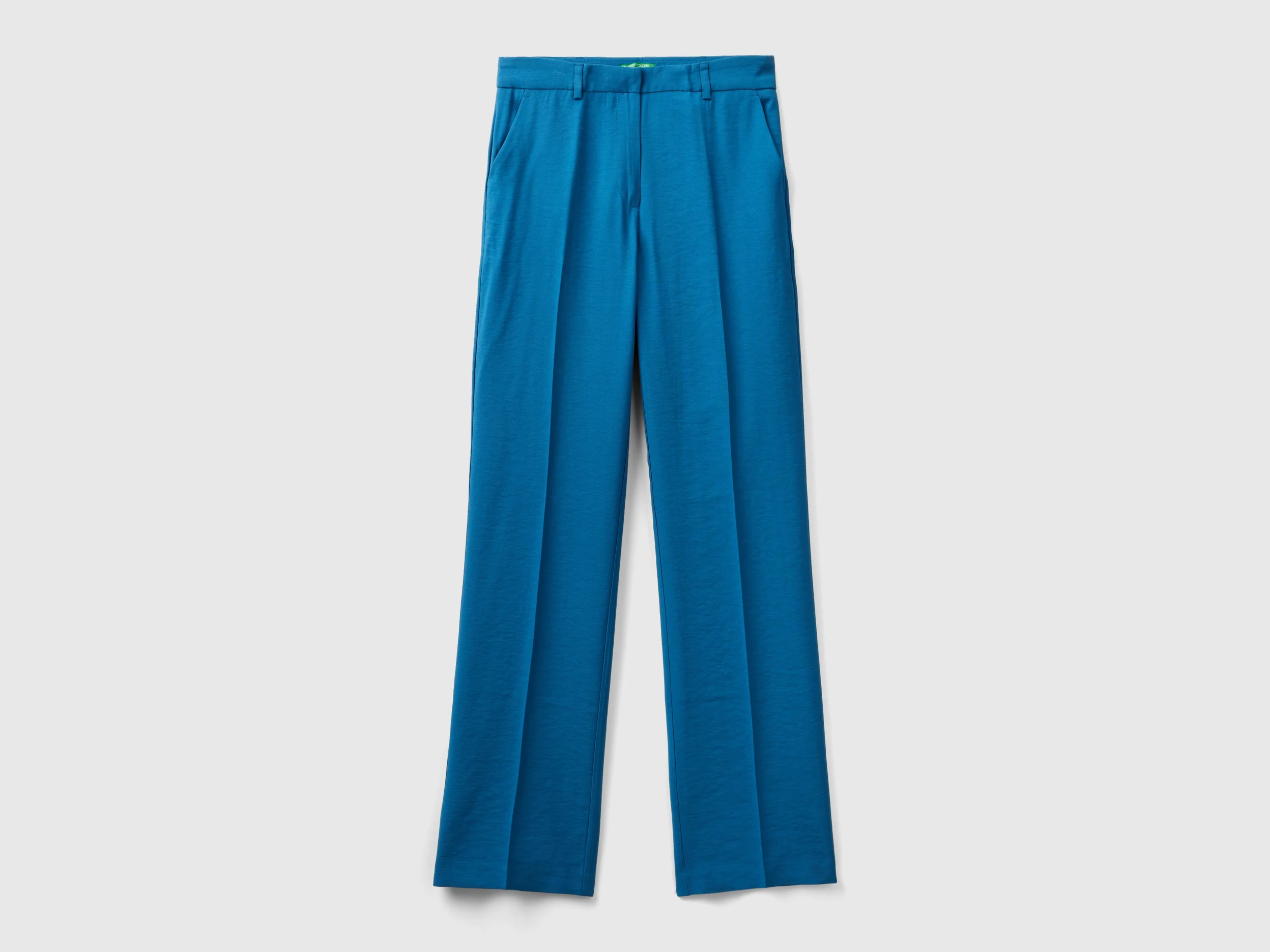 Pantaloni gamba dritta con piega