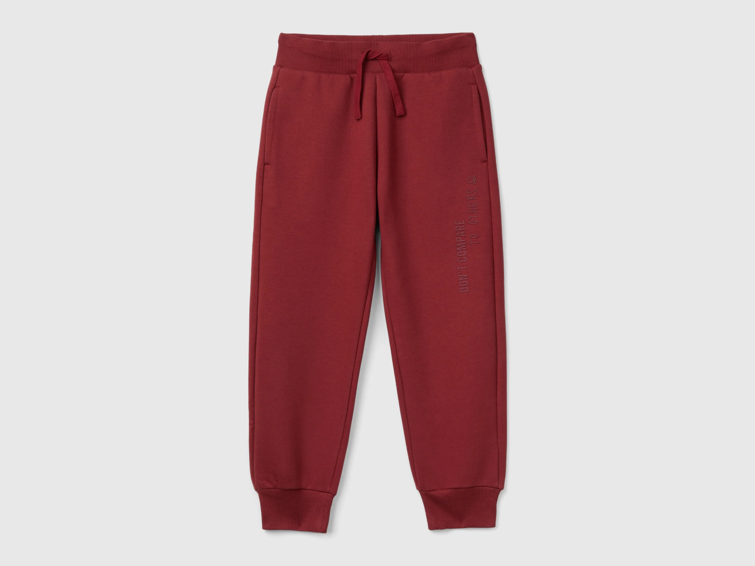 Pantaloni in calda felpa con stampa