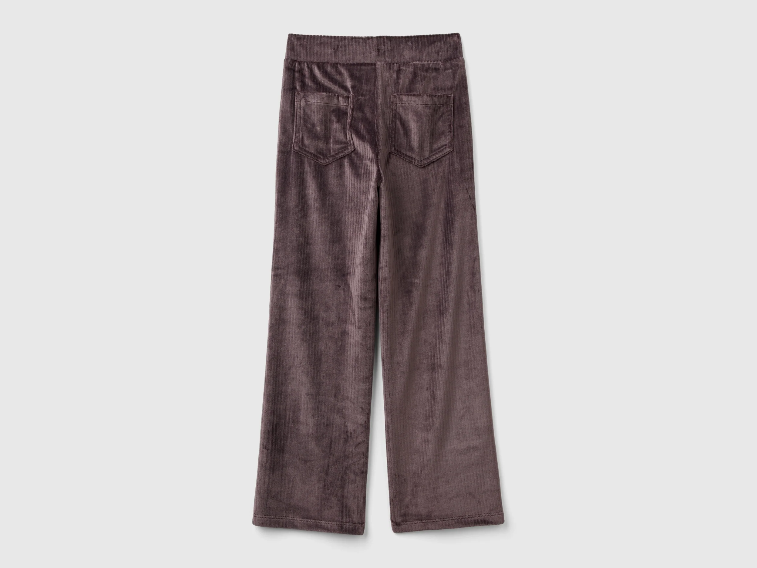 Pantaloni in ciniglia con gamba dritta - Image 2