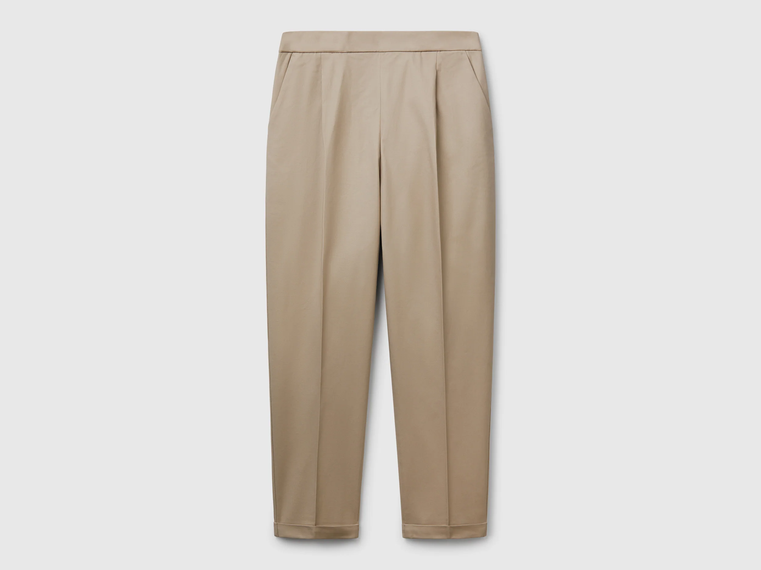 Pantaloni in cotone elasticizzato