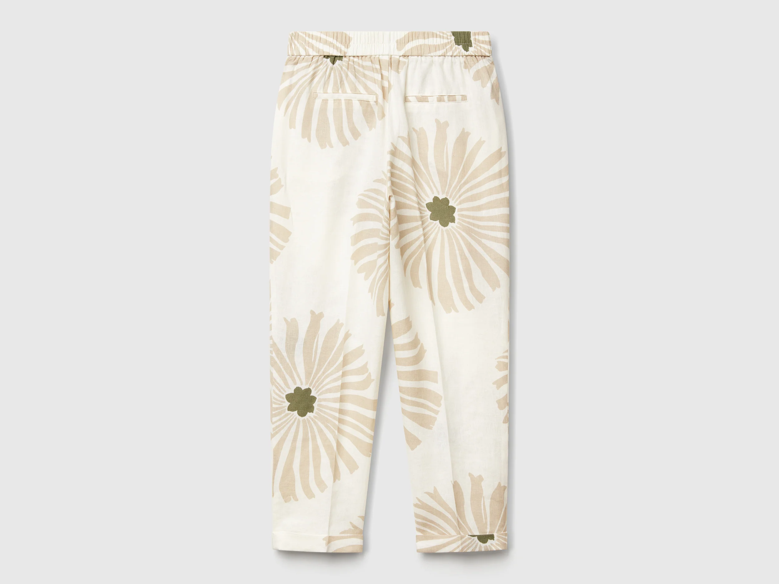 Pantaloni in lino stampato - Image 2