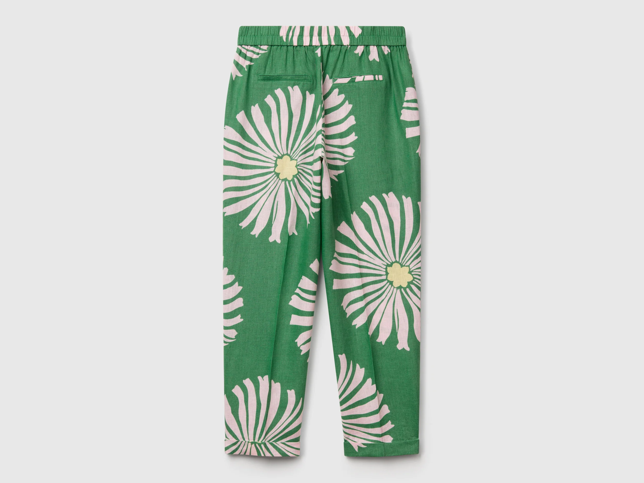 Pantaloni in lino stampato - Image 2