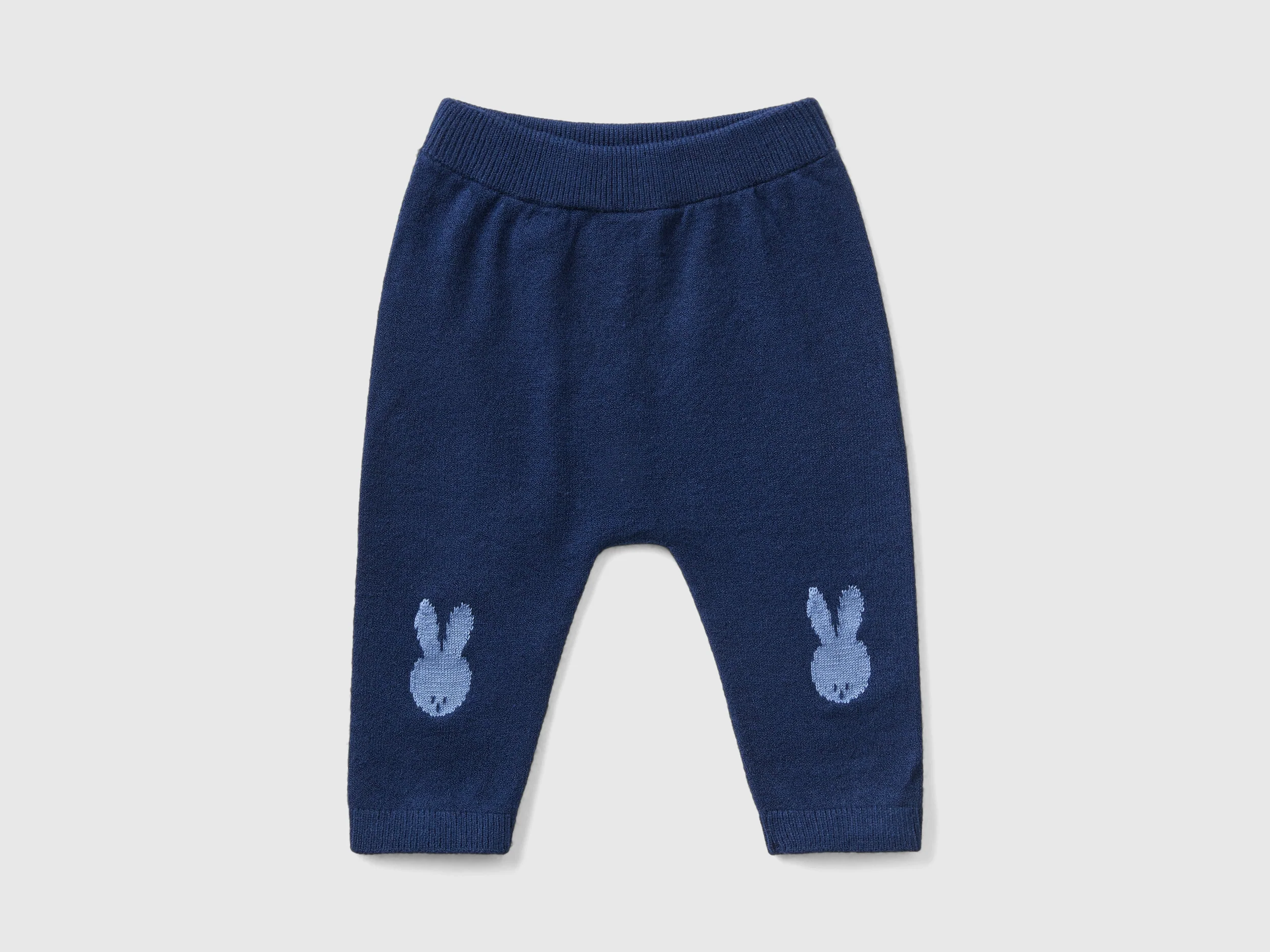 Pantaloni in maglia con intarsio