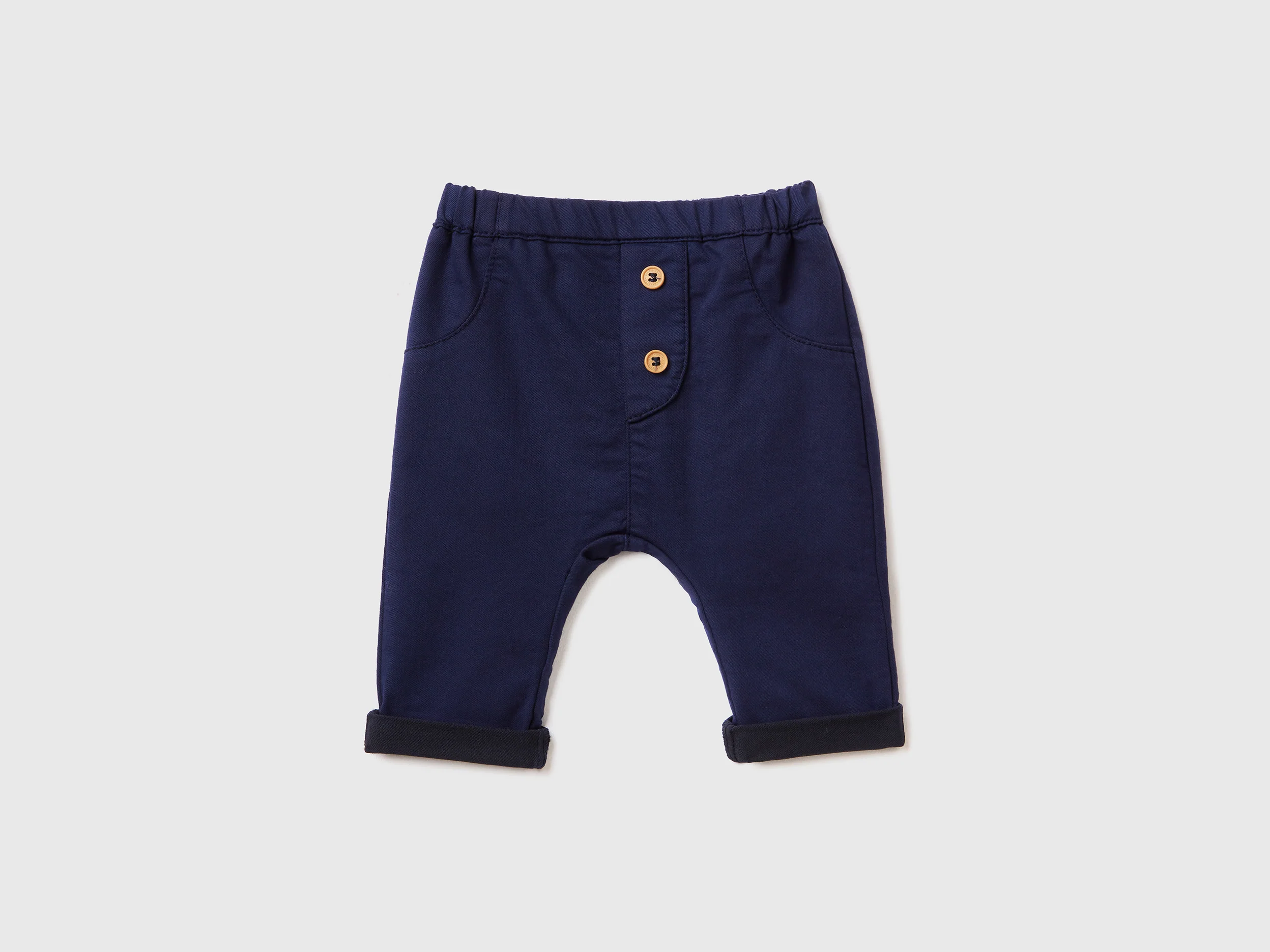 Pantaloni in misto cotone stretch