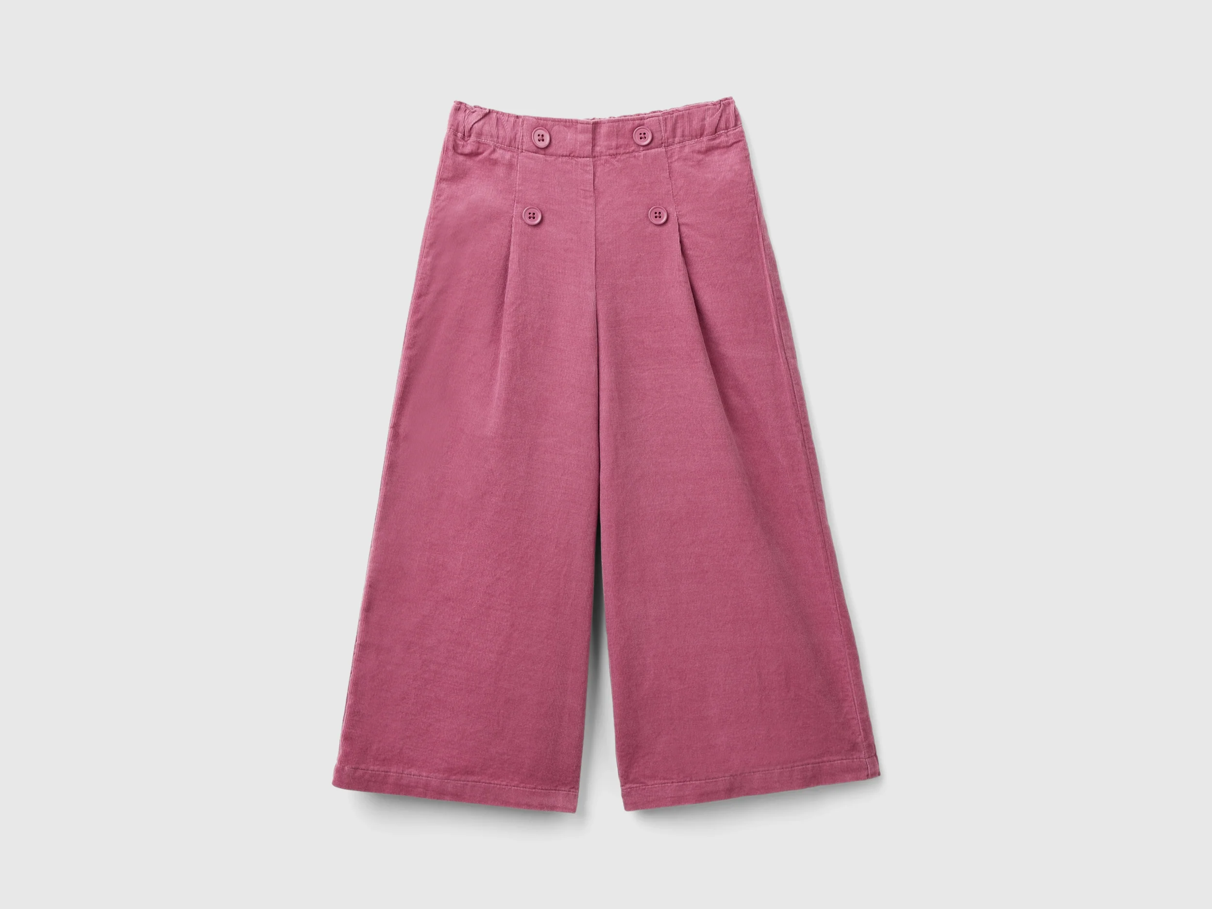 Pantaloni in velluto con bottoni