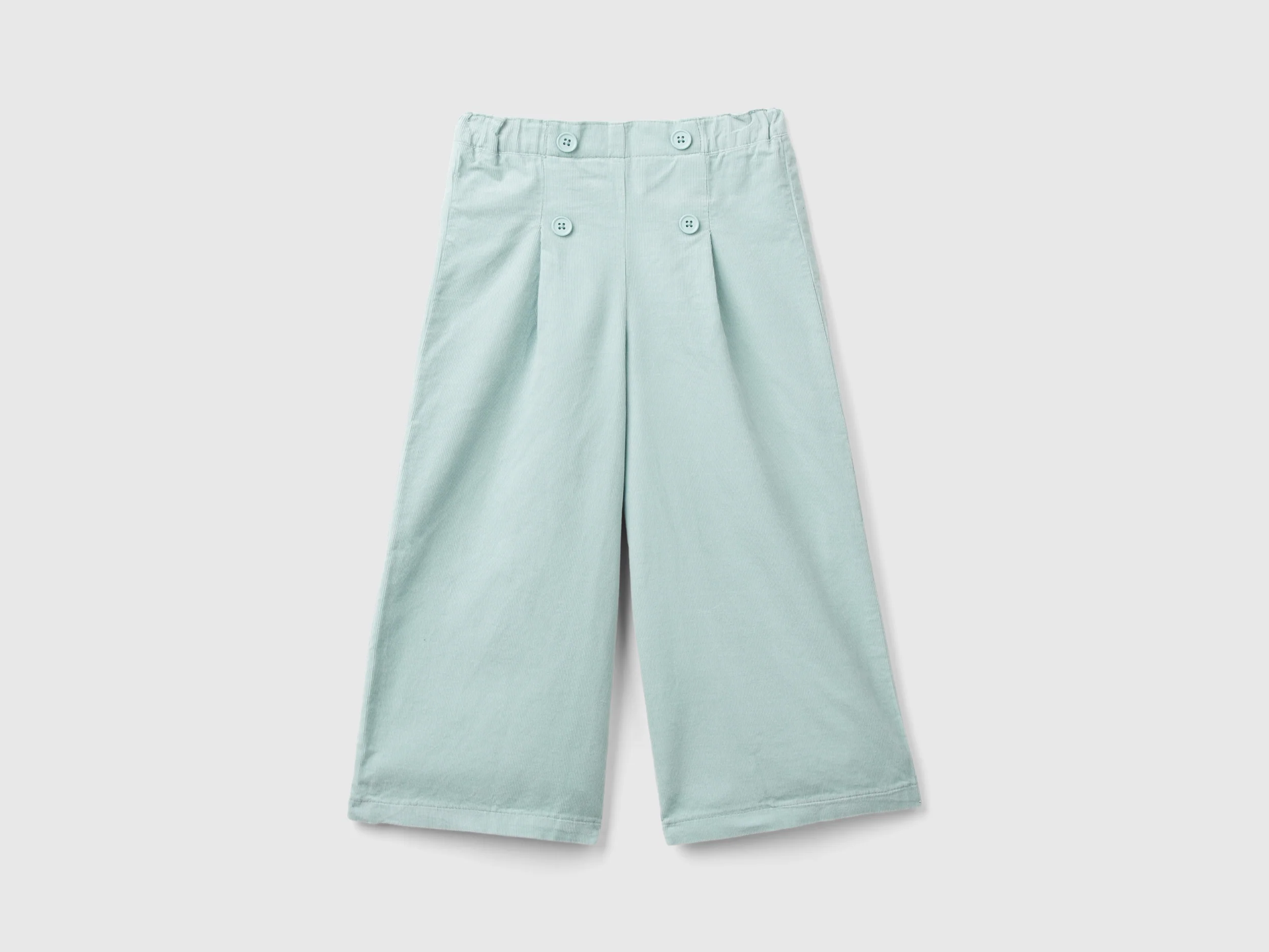 Pantaloni in velluto con bottoni