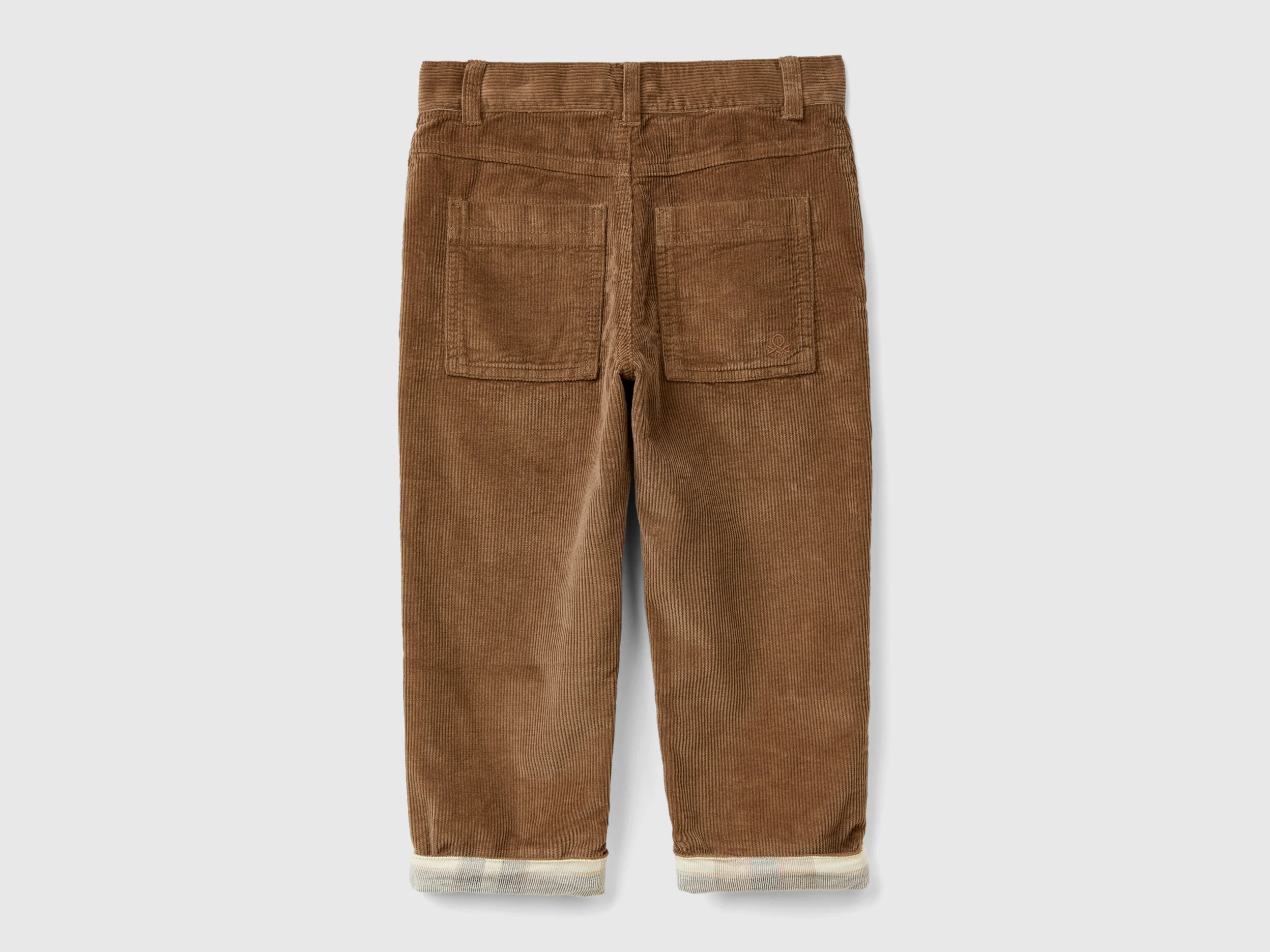 Pantaloni in velluto con risvolto - Image 2