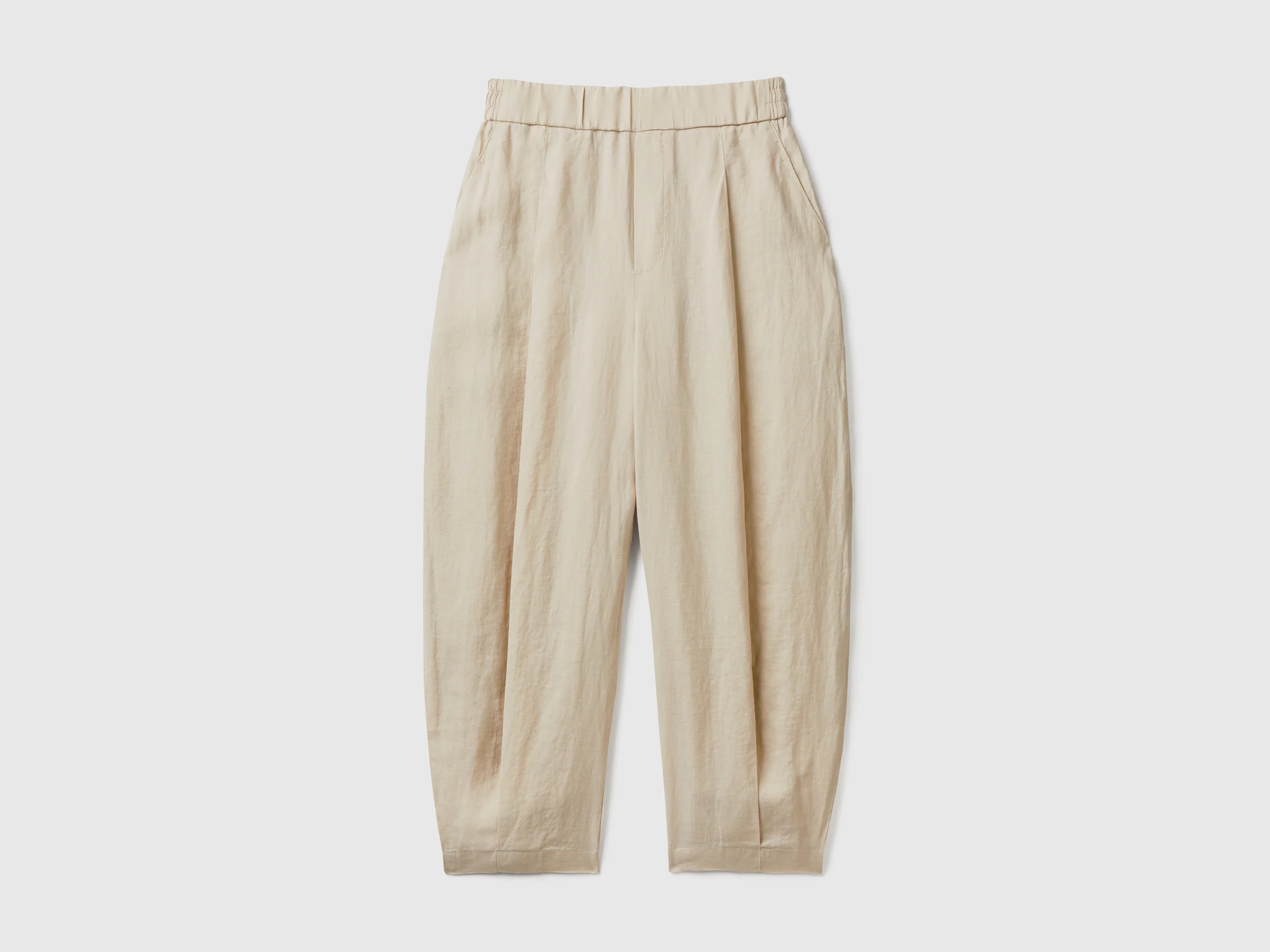 Pantaloni morbidi in puro lino