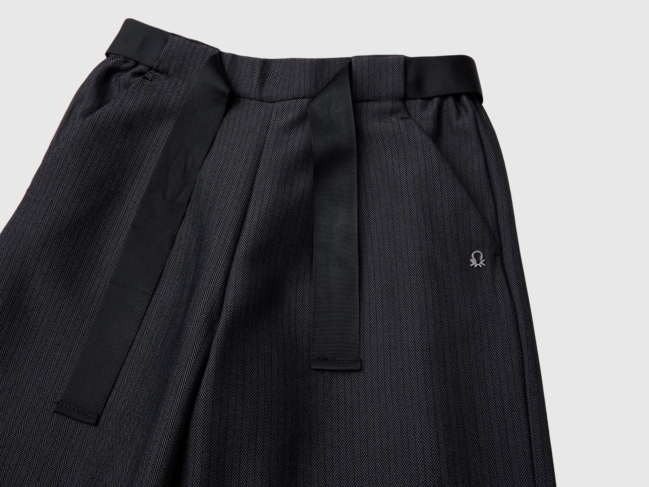 Pantaloni palazzo con fusciacca - Image 3