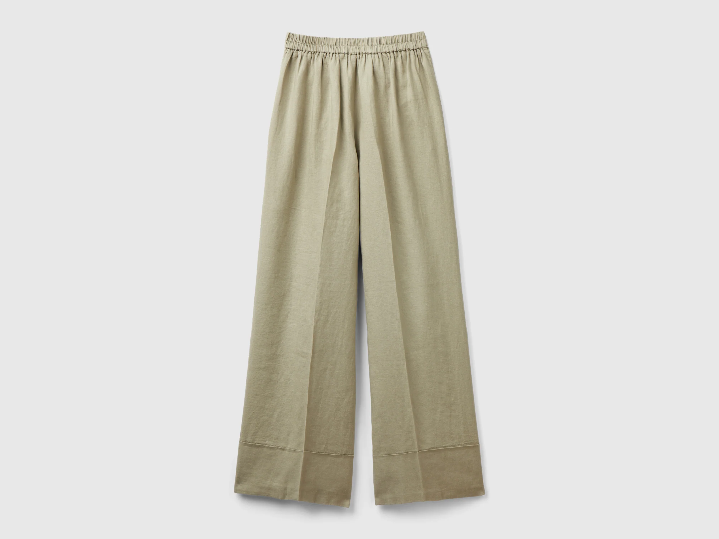 Pantaloni palazzo in 100% lino - Image 2