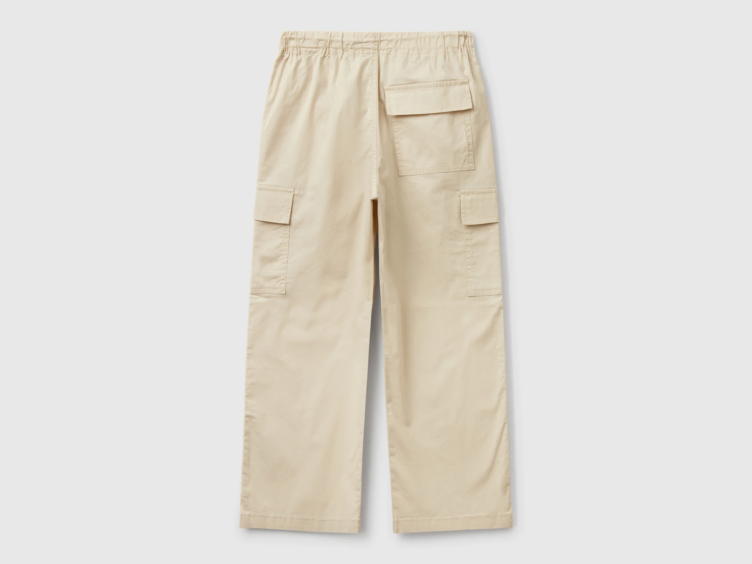 Pantaloni parachute in cotone stretch - Image 2