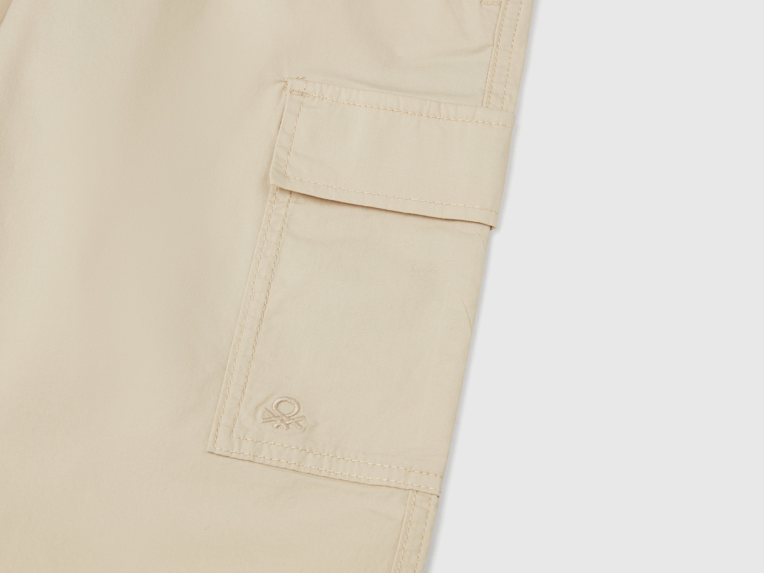 Pantaloni parachute in cotone stretch - Image 3