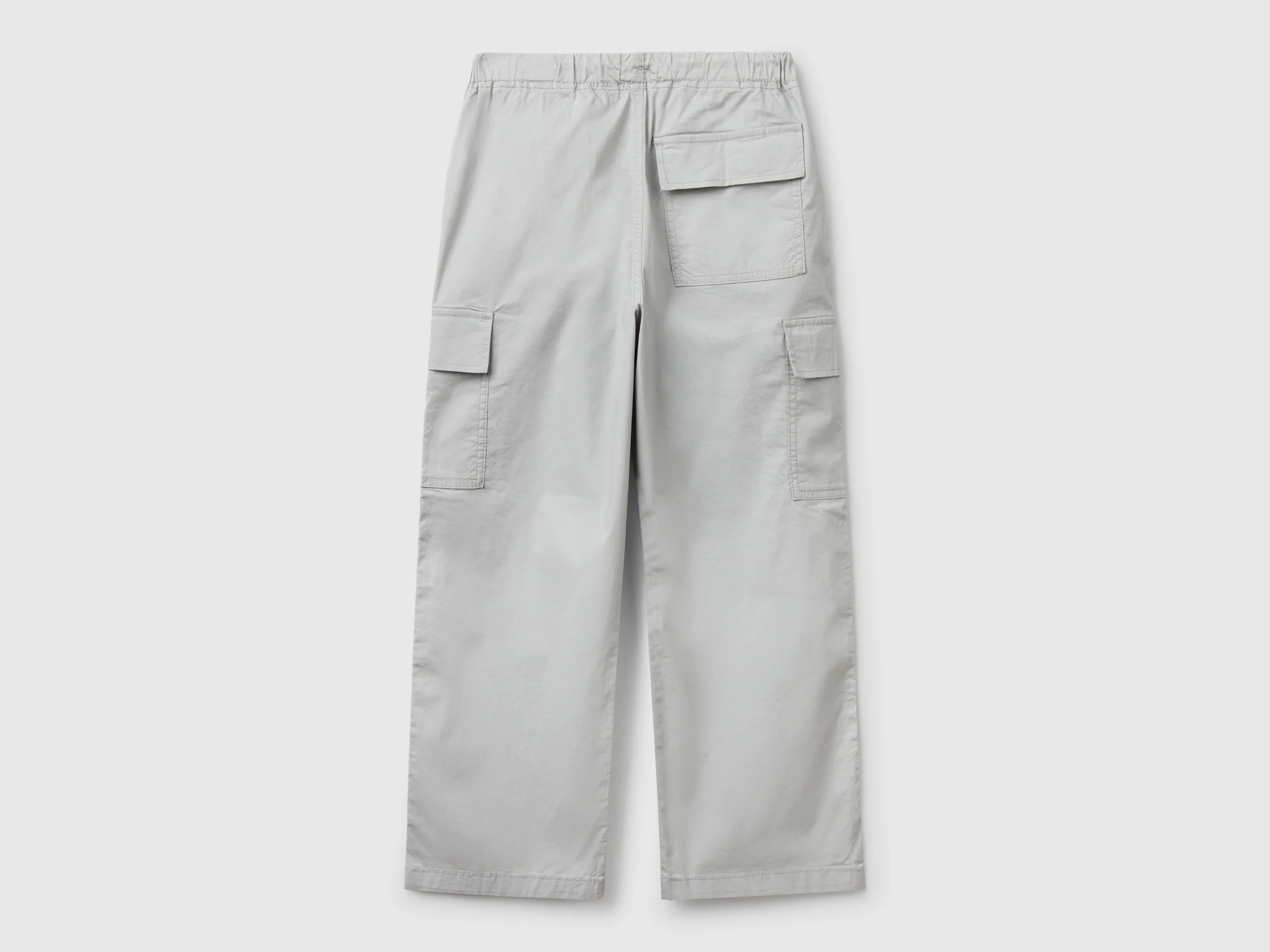 Pantaloni parachute in cotone stretch - Image 2