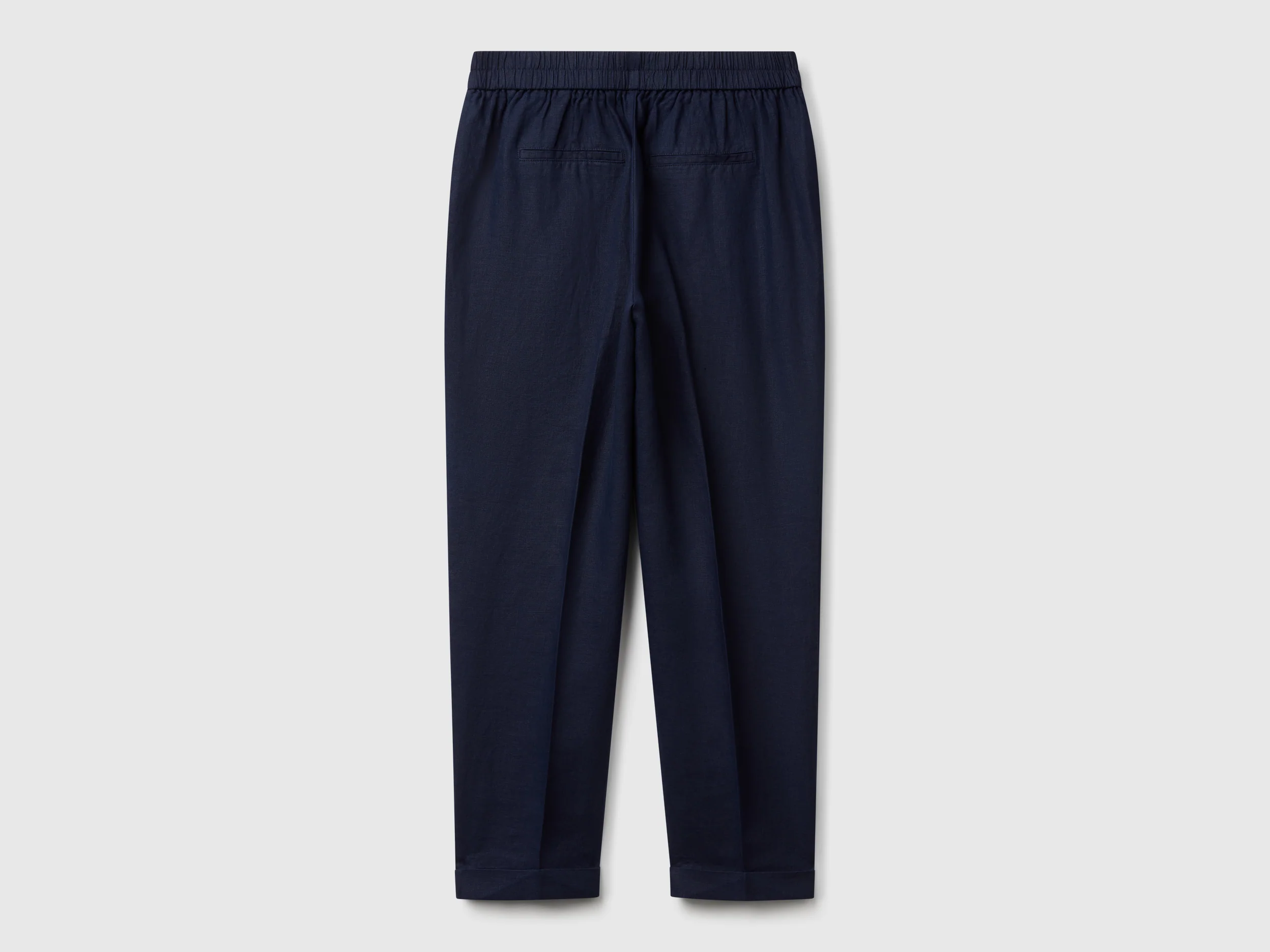 Pantaloni regular fit in puro lino - Image 2