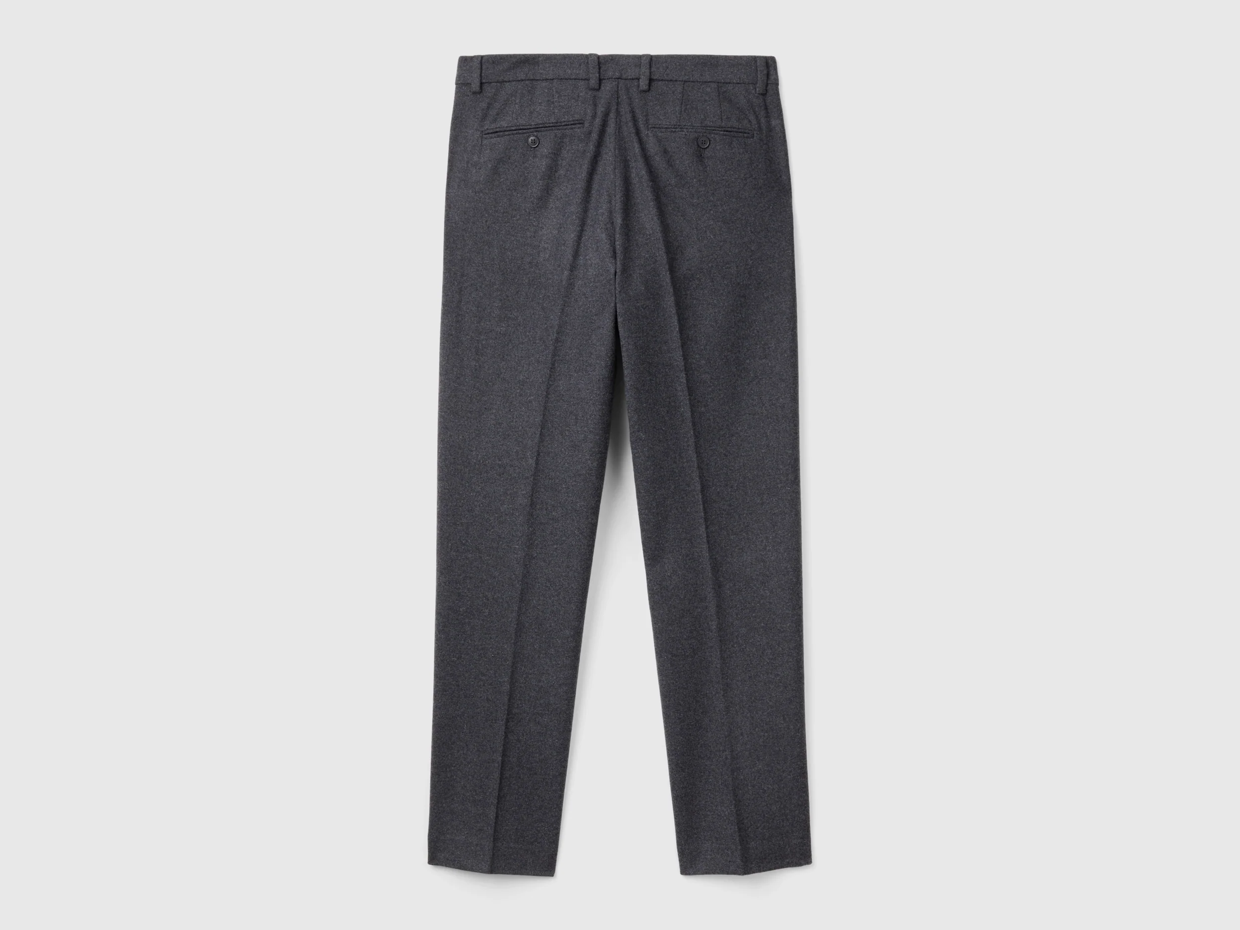 Pantaloni slim fit in flanella - Image 2