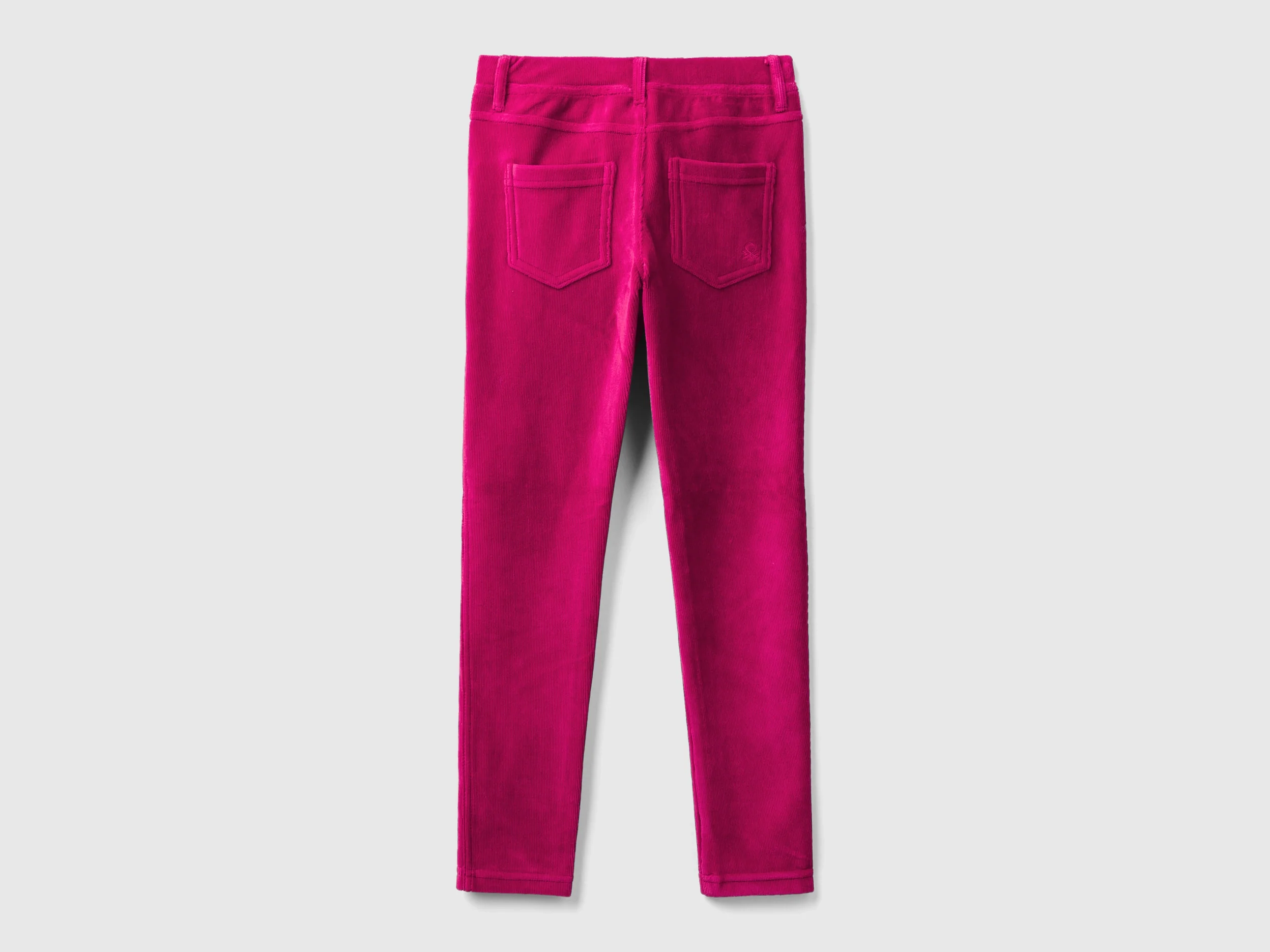 Pantaloni super skinny in ciniglia - Image 2