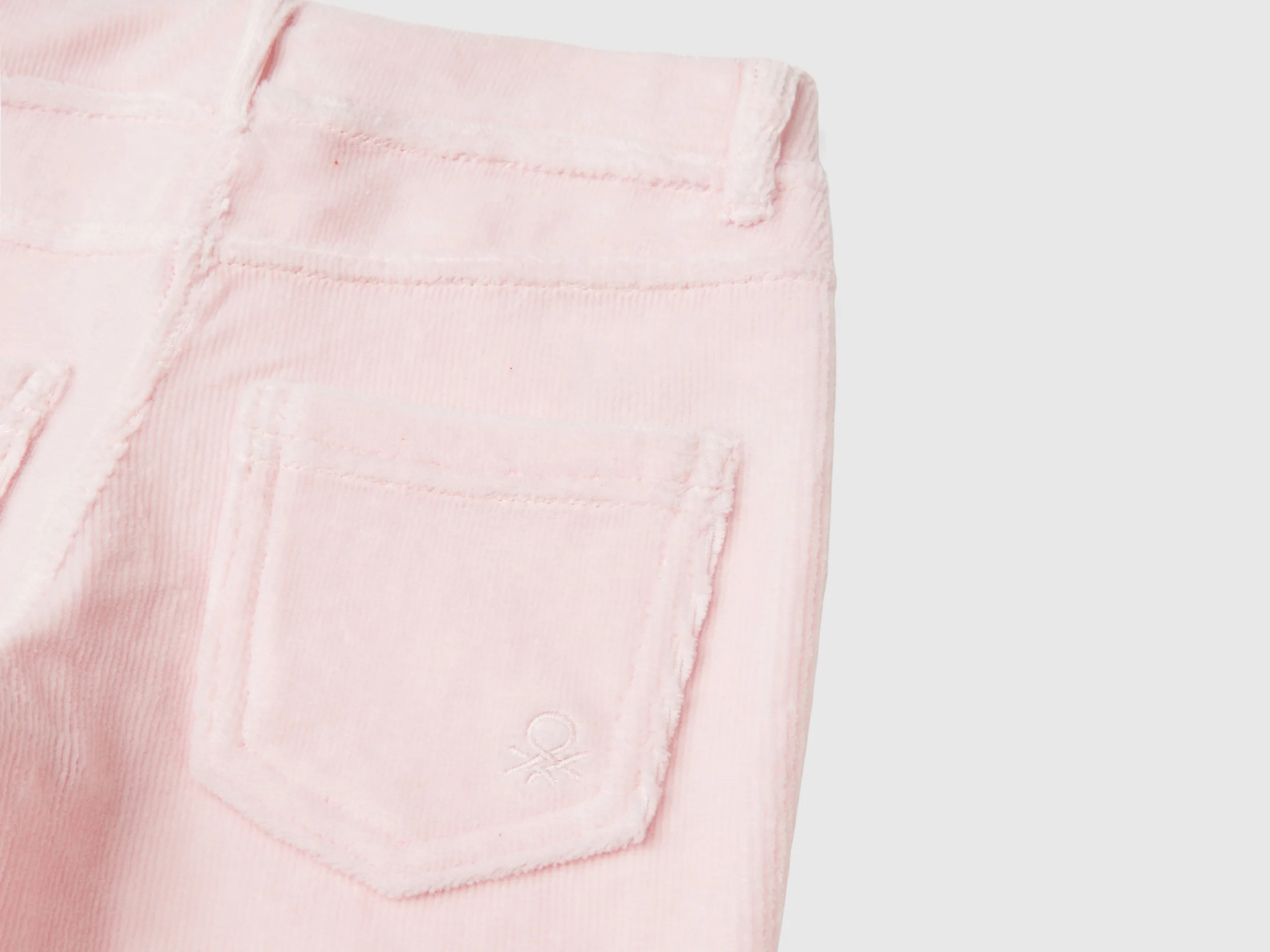 Pantaloni super skinny in ciniglia - Image 3