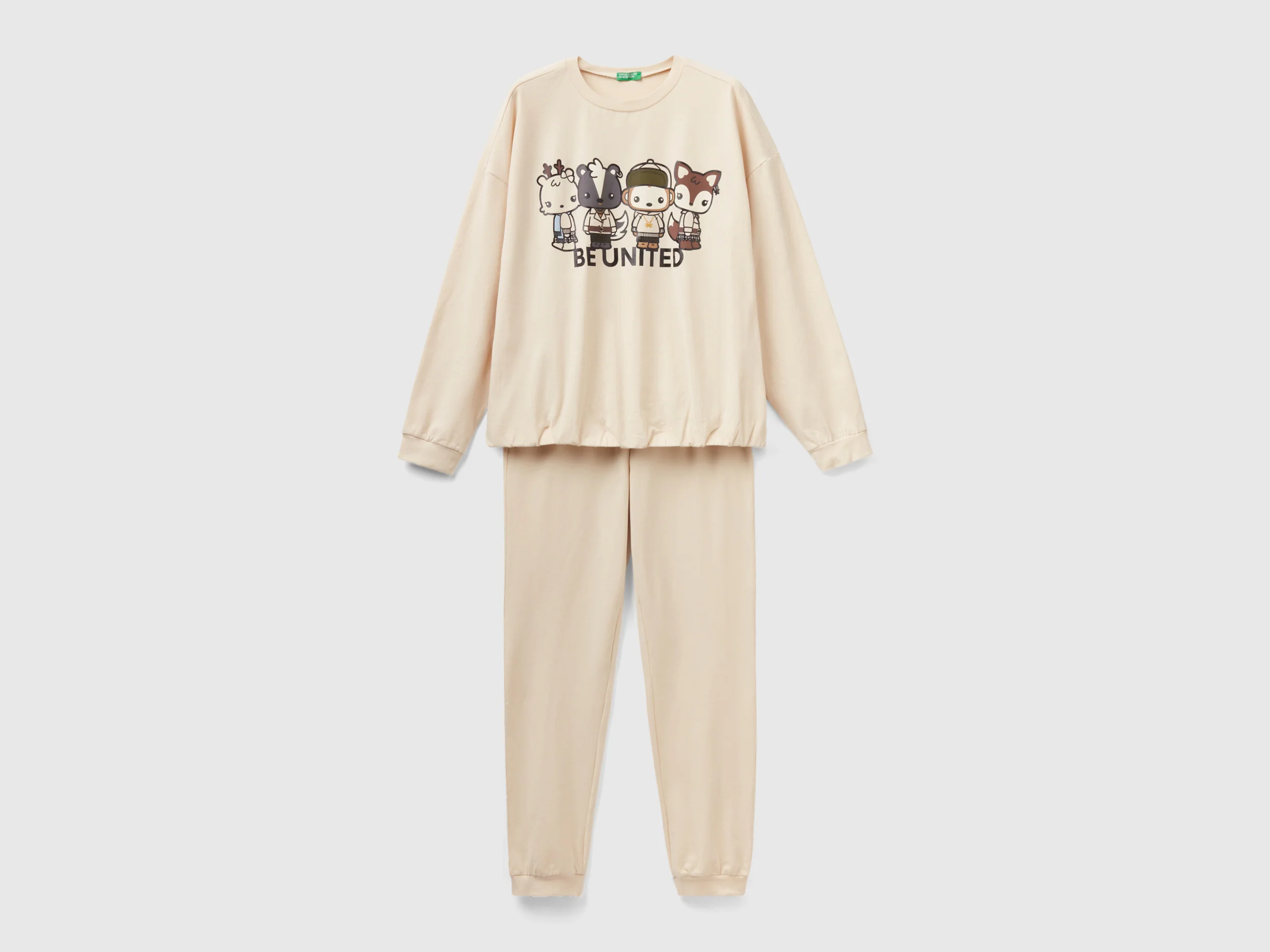 Pigiama mascotte con maglia cropped