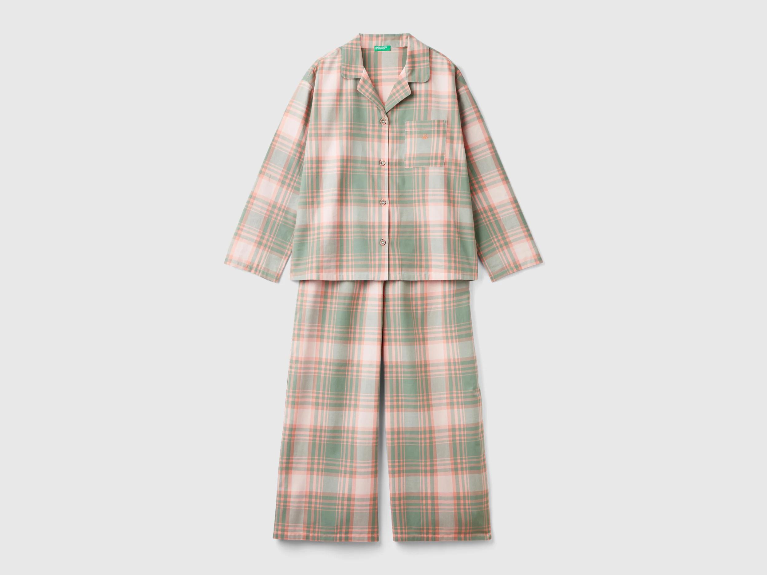 Pigiama tartan in flanella