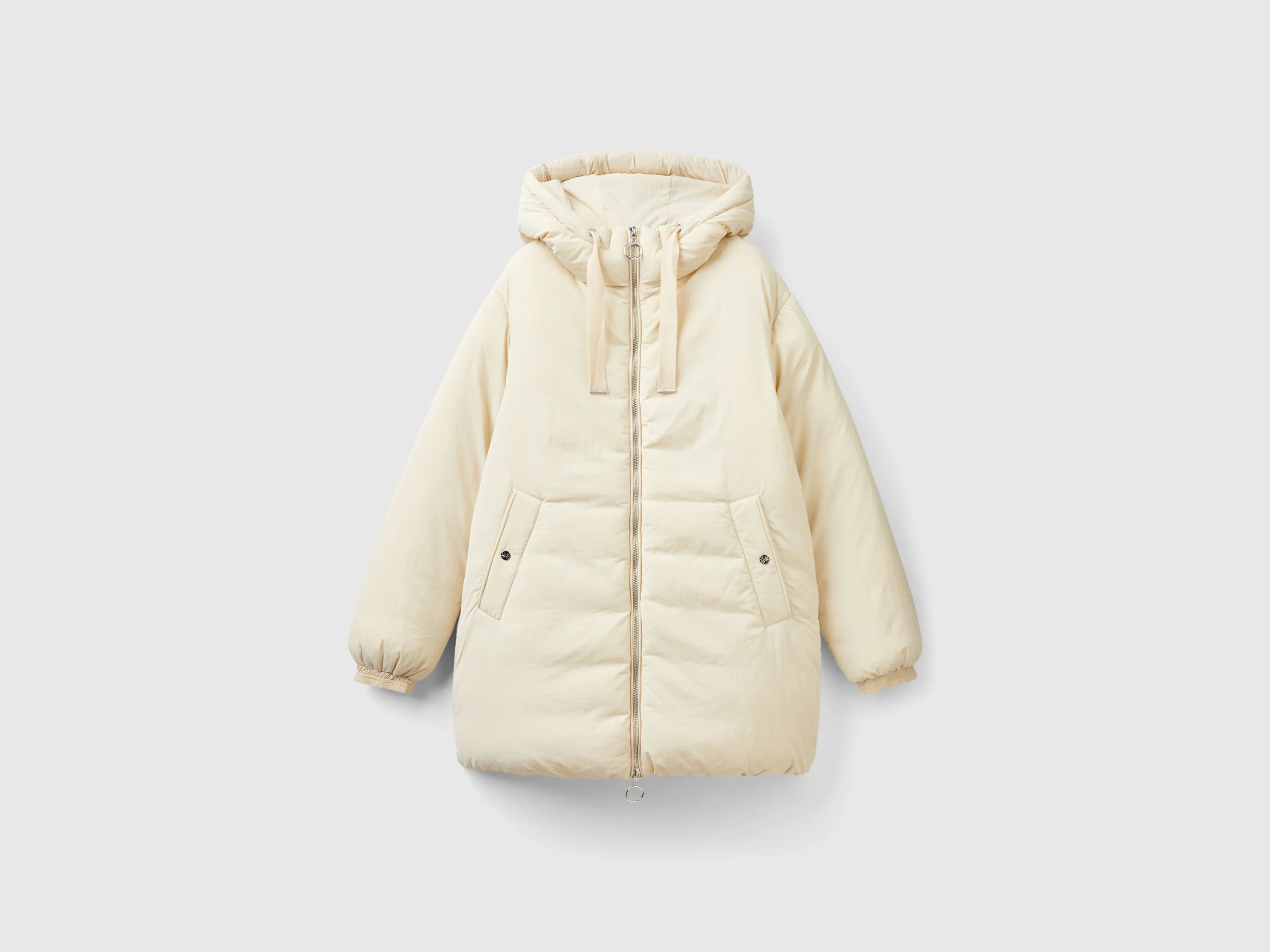 Piumino imbottito in nylon opaco
