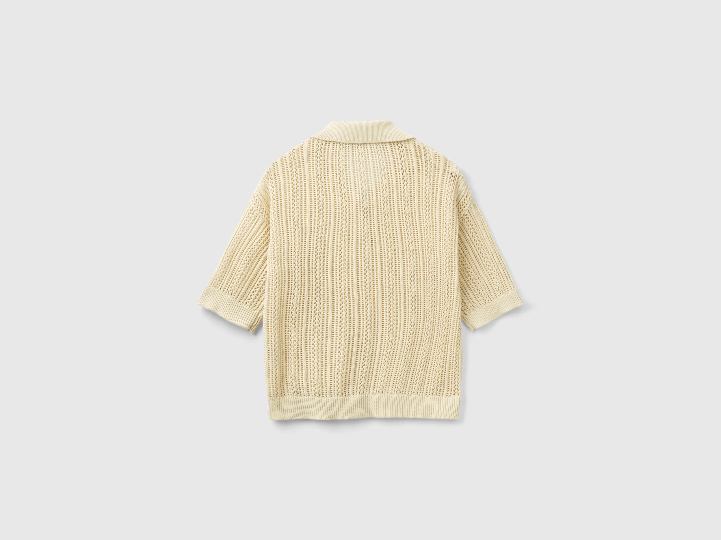 Polo in maglia crochet - Image 2