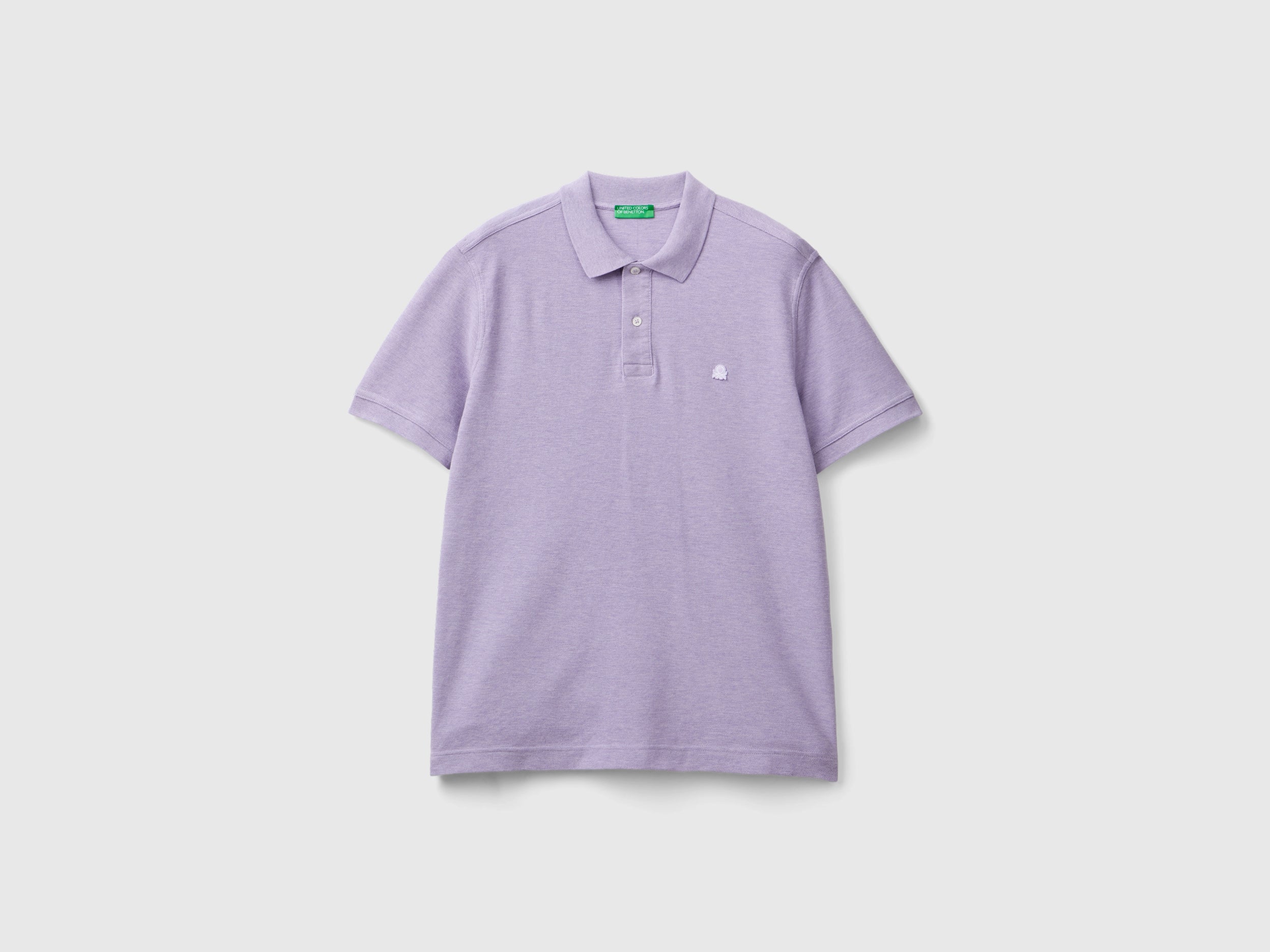 Polo mÃ©lange in cotone bio