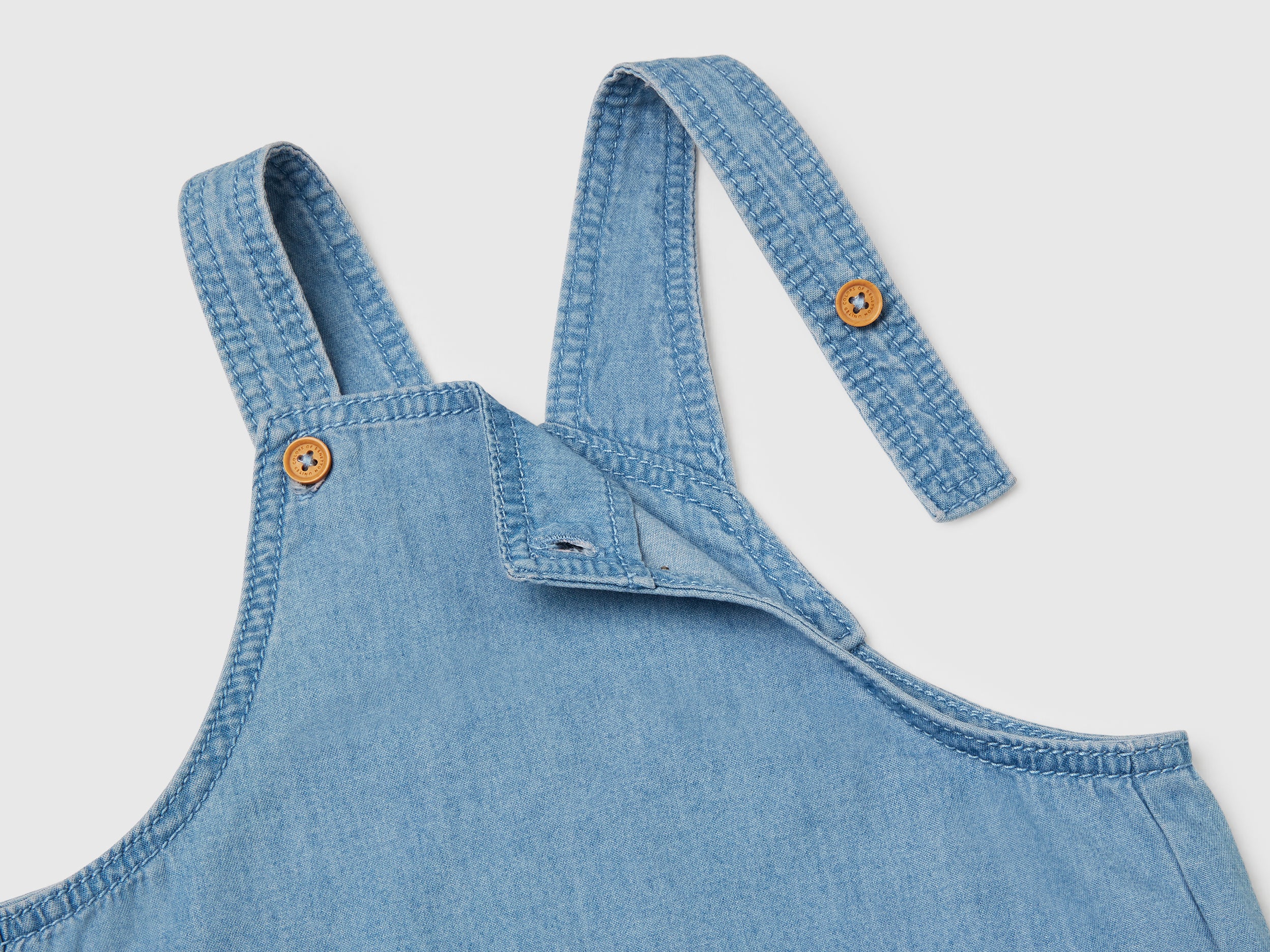 Salopette in chambray - Image 4