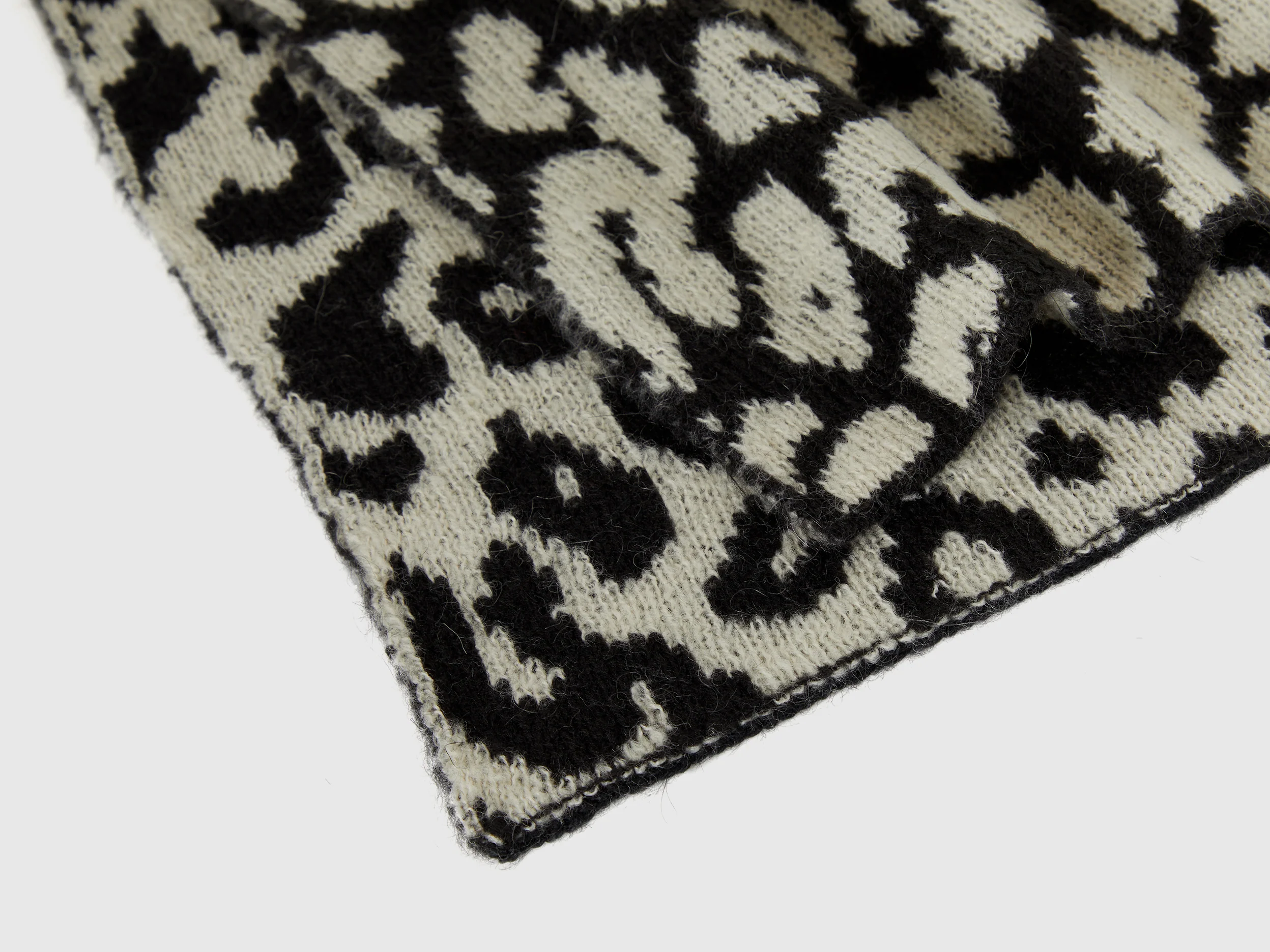 Sciarpa animalier in misto mohair - Image 2