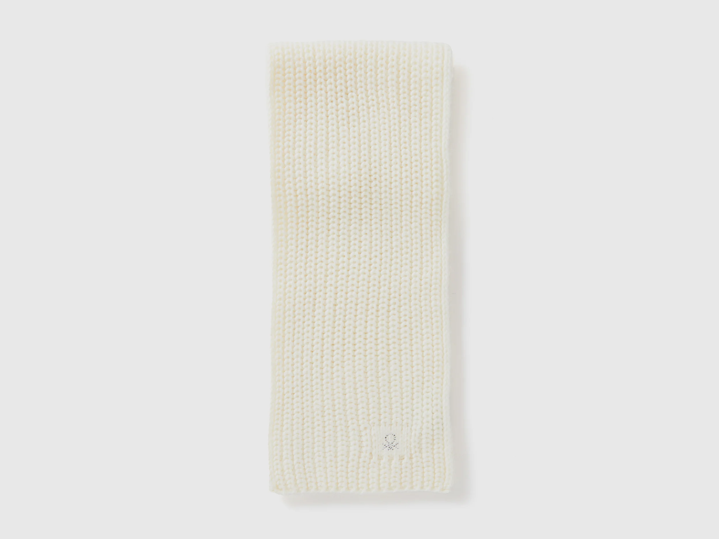 Sciarpa con logo in strass - Image 2