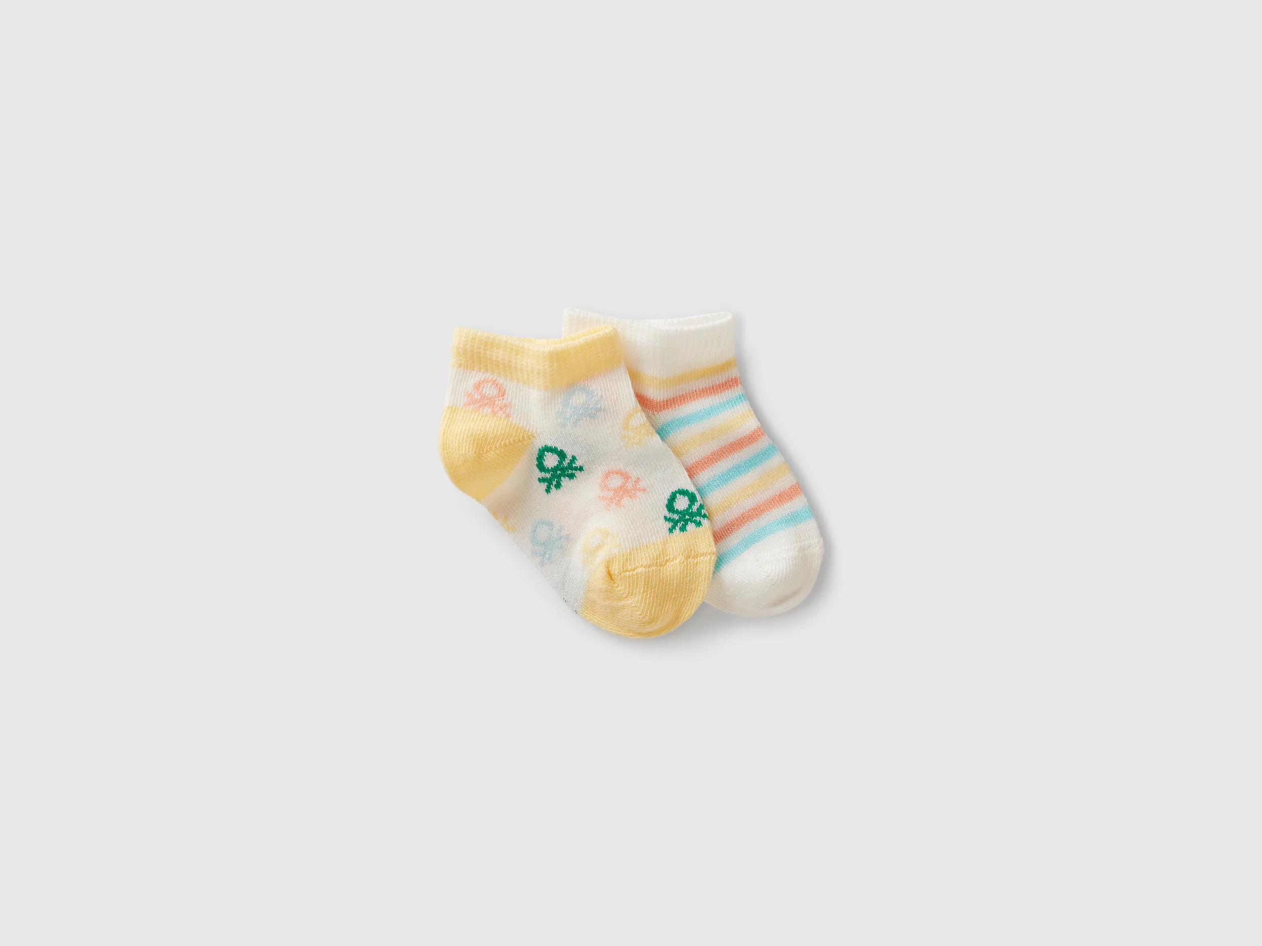 Set calzini con loghi e righe
