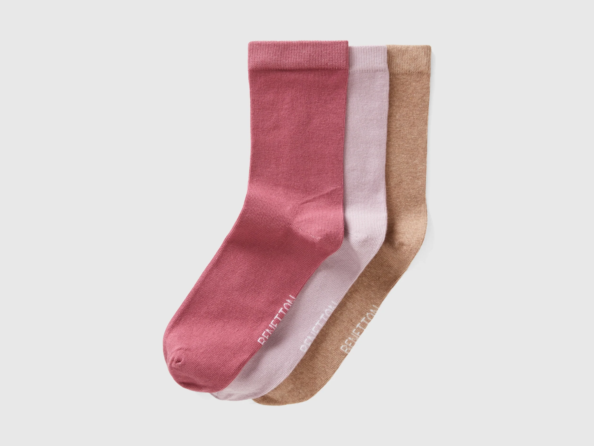 Set calzini lunghi in misto cotone bio stretch