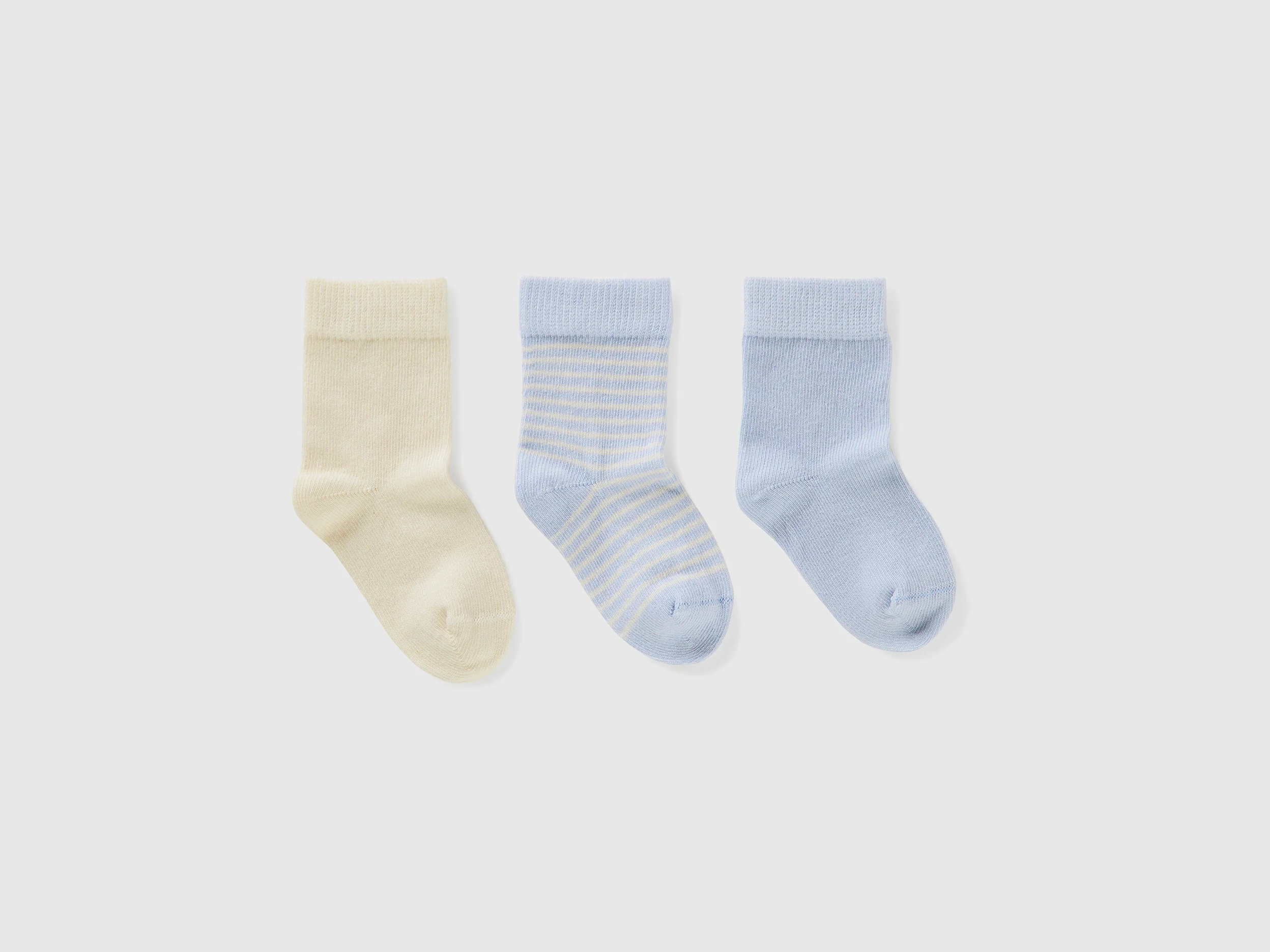 Set calzini nei toni dell'azzurro