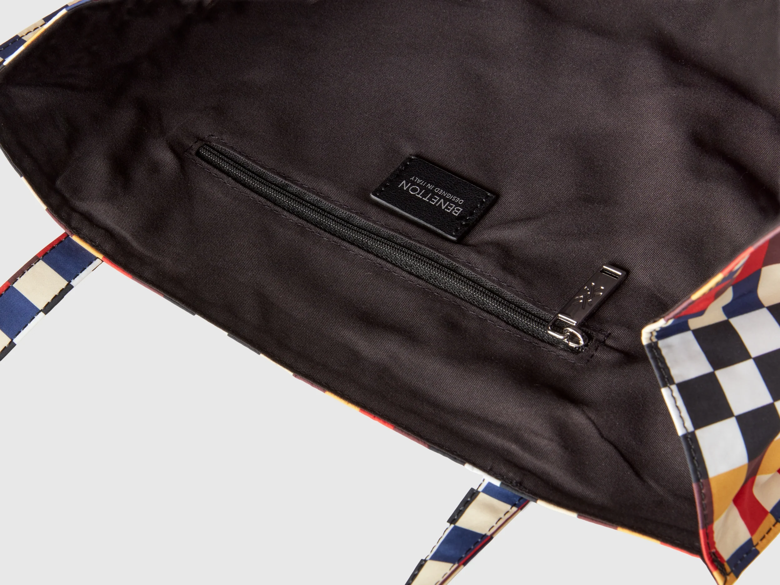 Shopping bag a quadri - Image 3