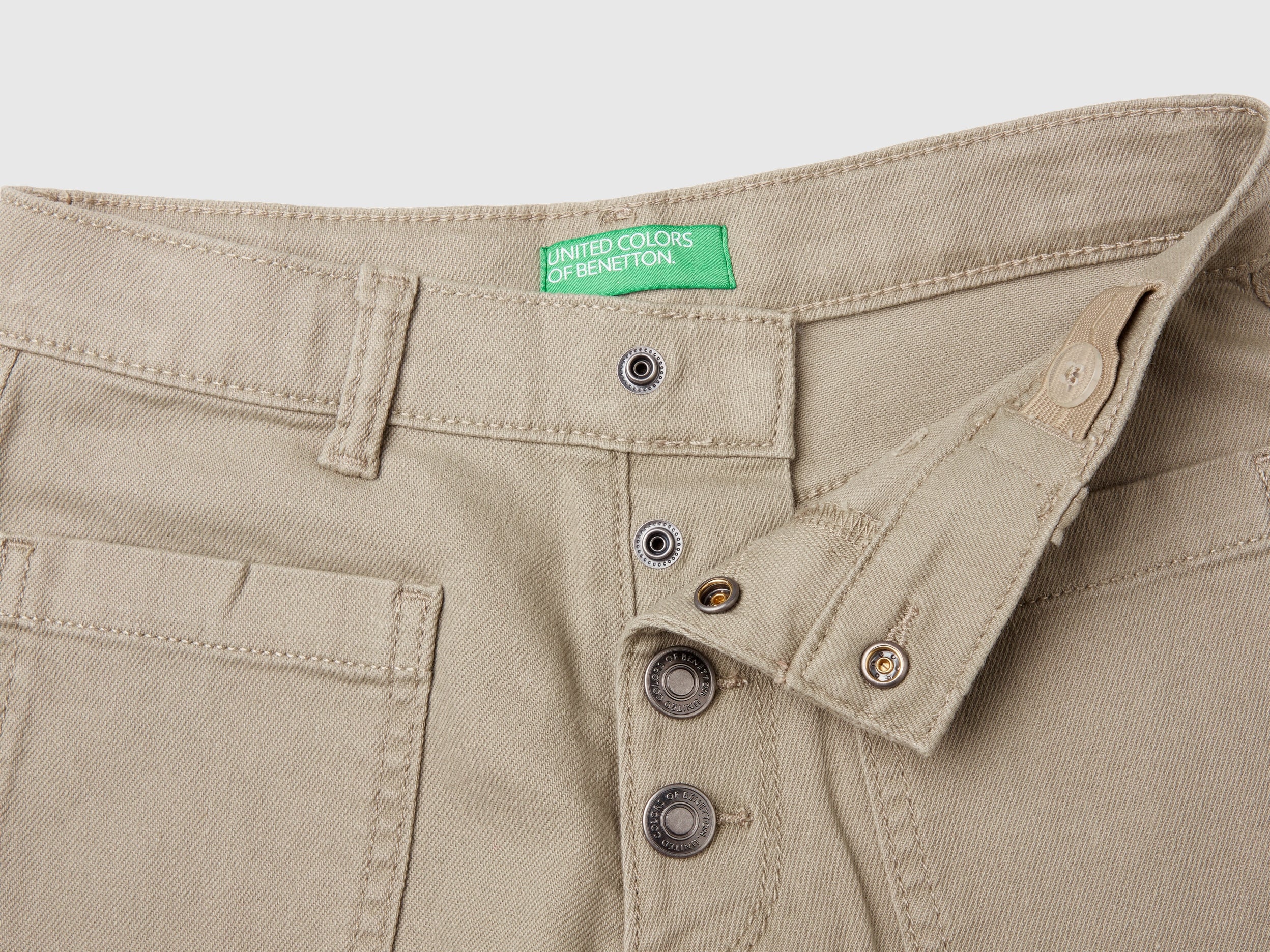 Shorts in cotone stretch - Image 3