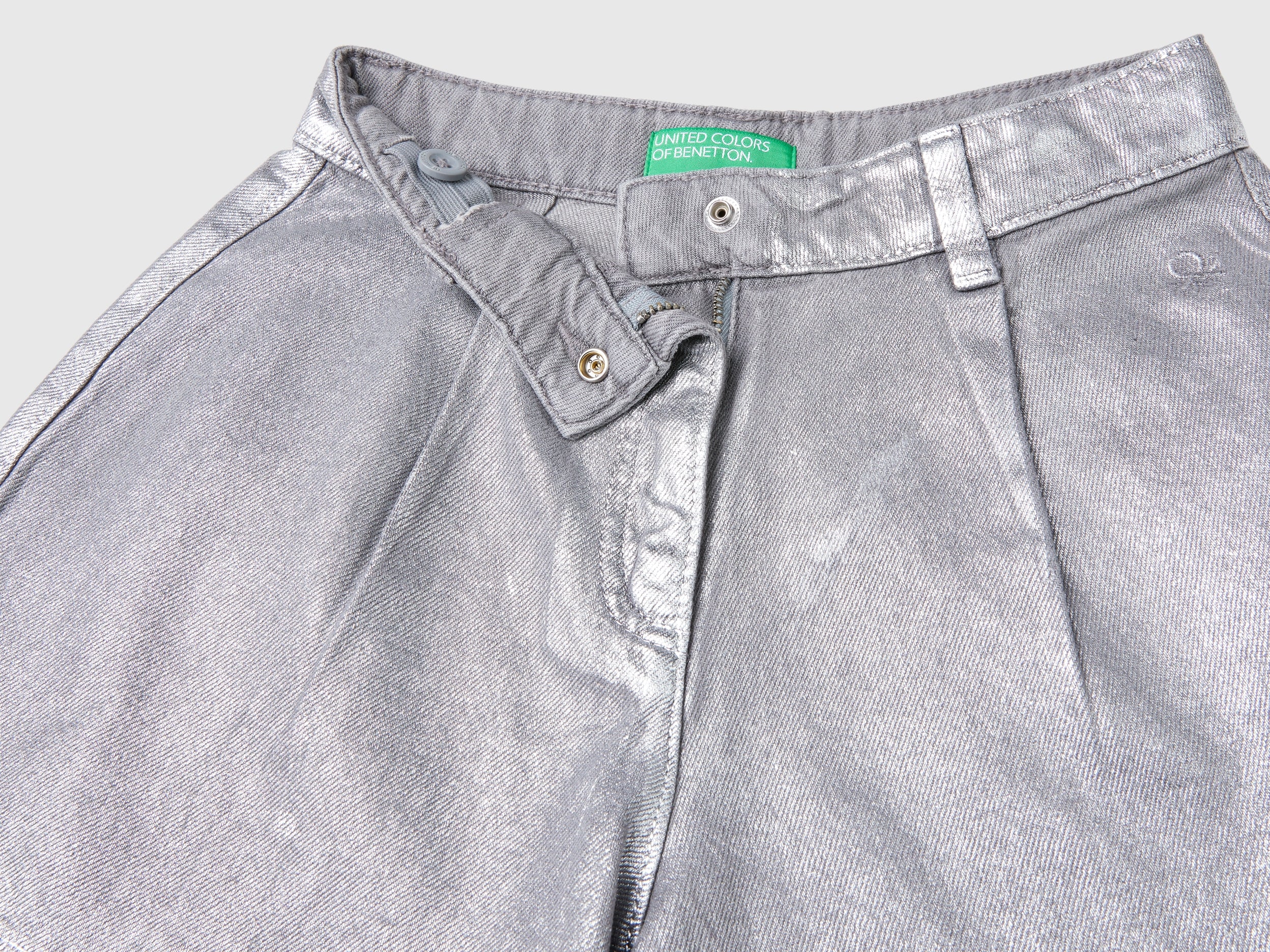 Shorts in jeans spalmato - Image 3