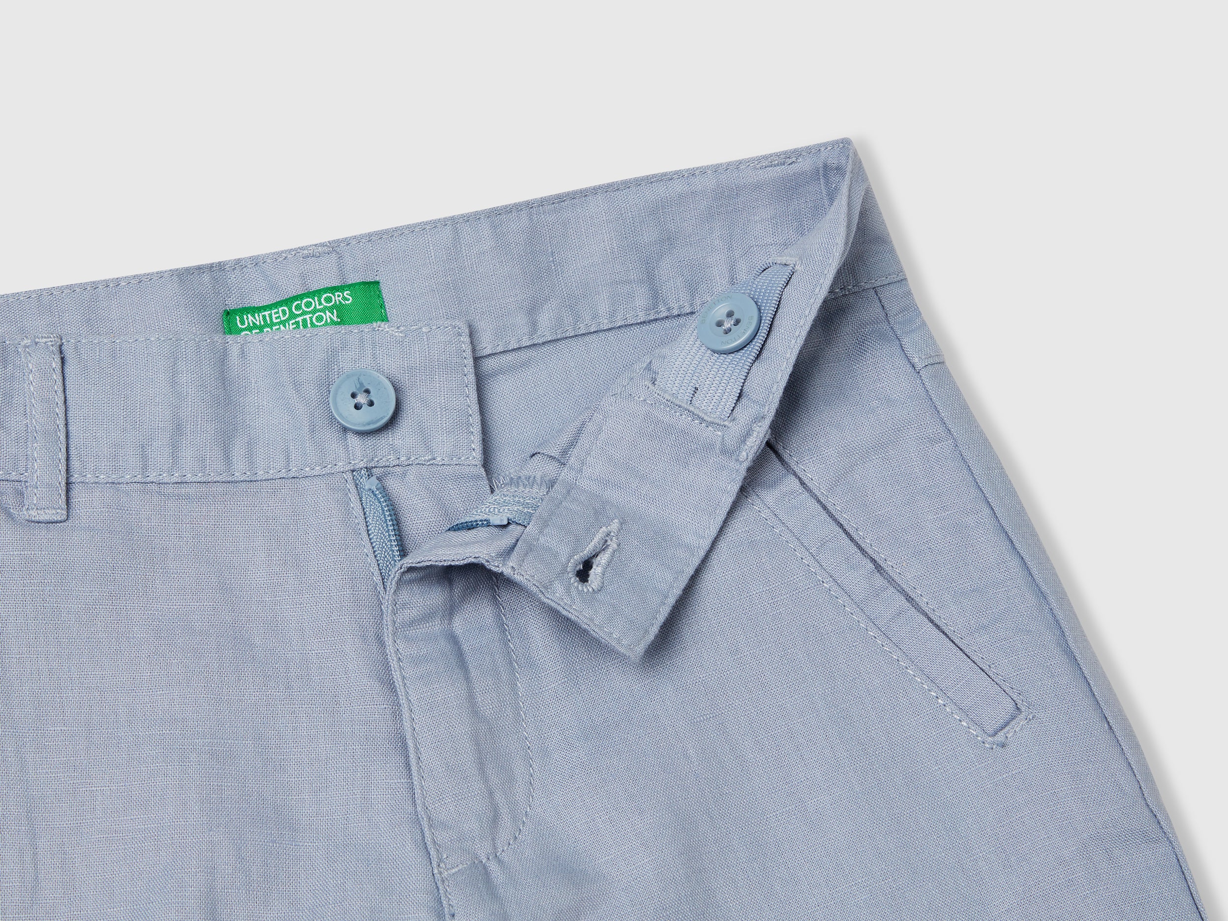 Shorts in misto lino - Image 3
