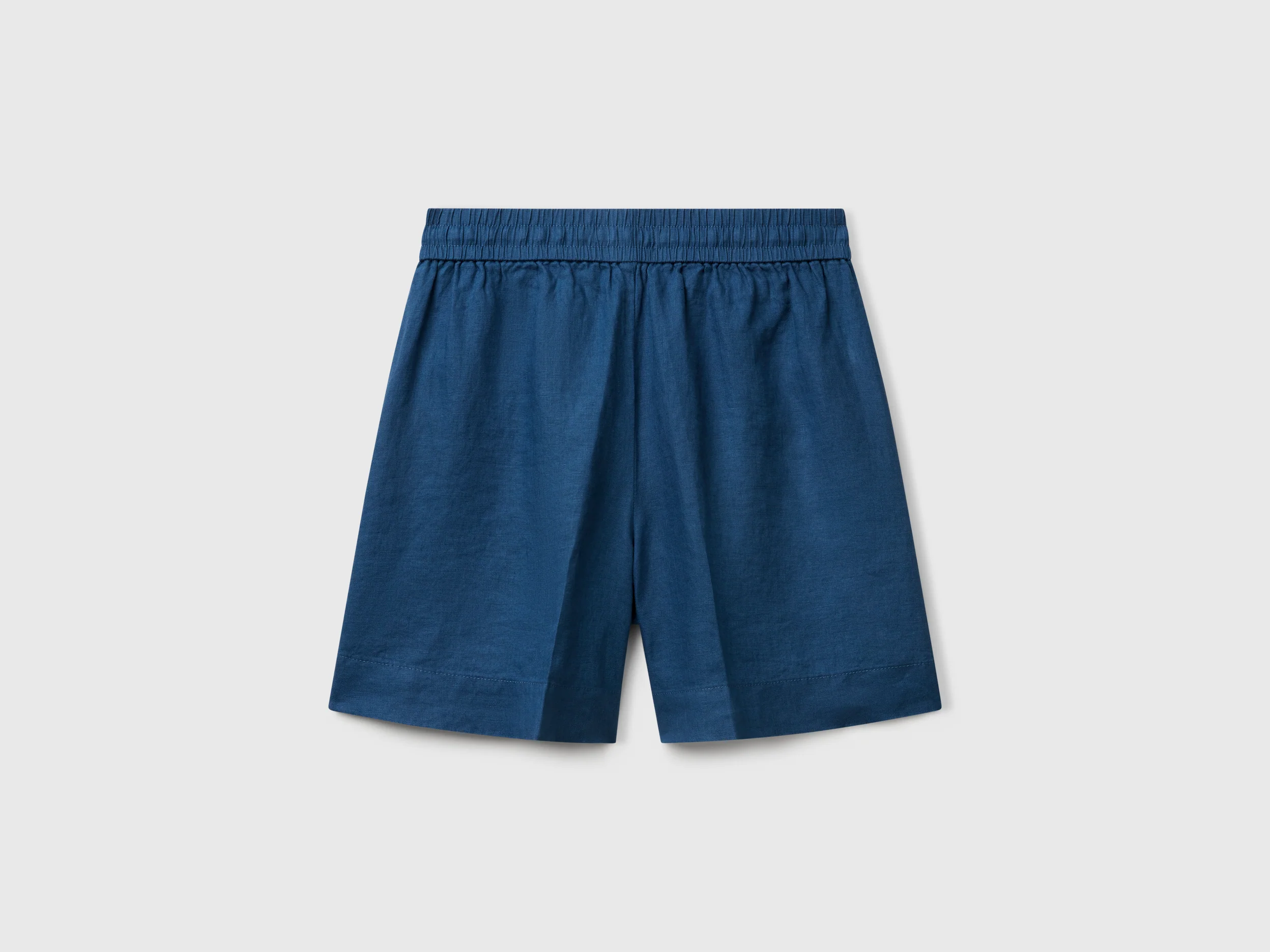 Shorts in puro lino con coulisse - Image 2
