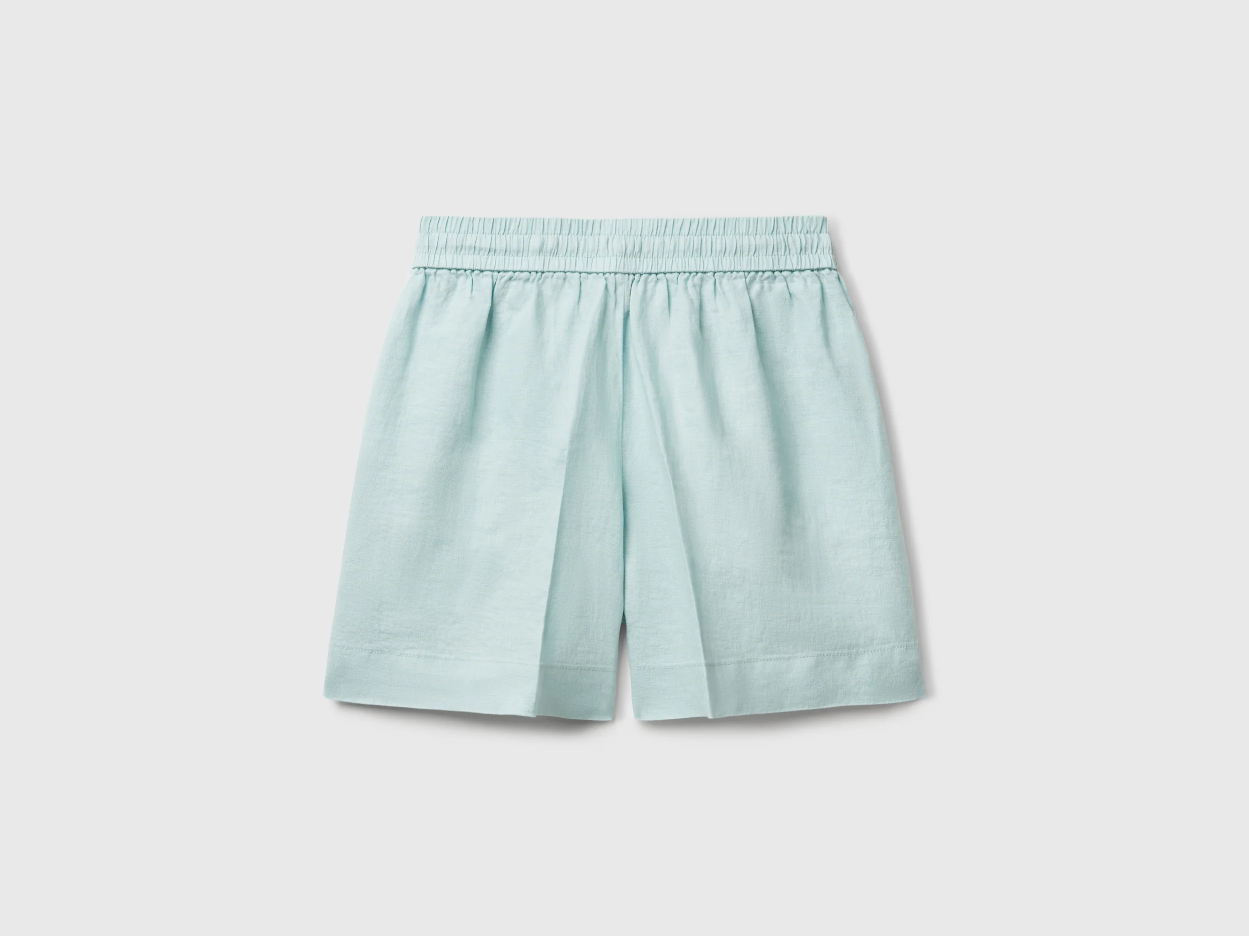 Shorts in puro lino con coulisse - Image 2