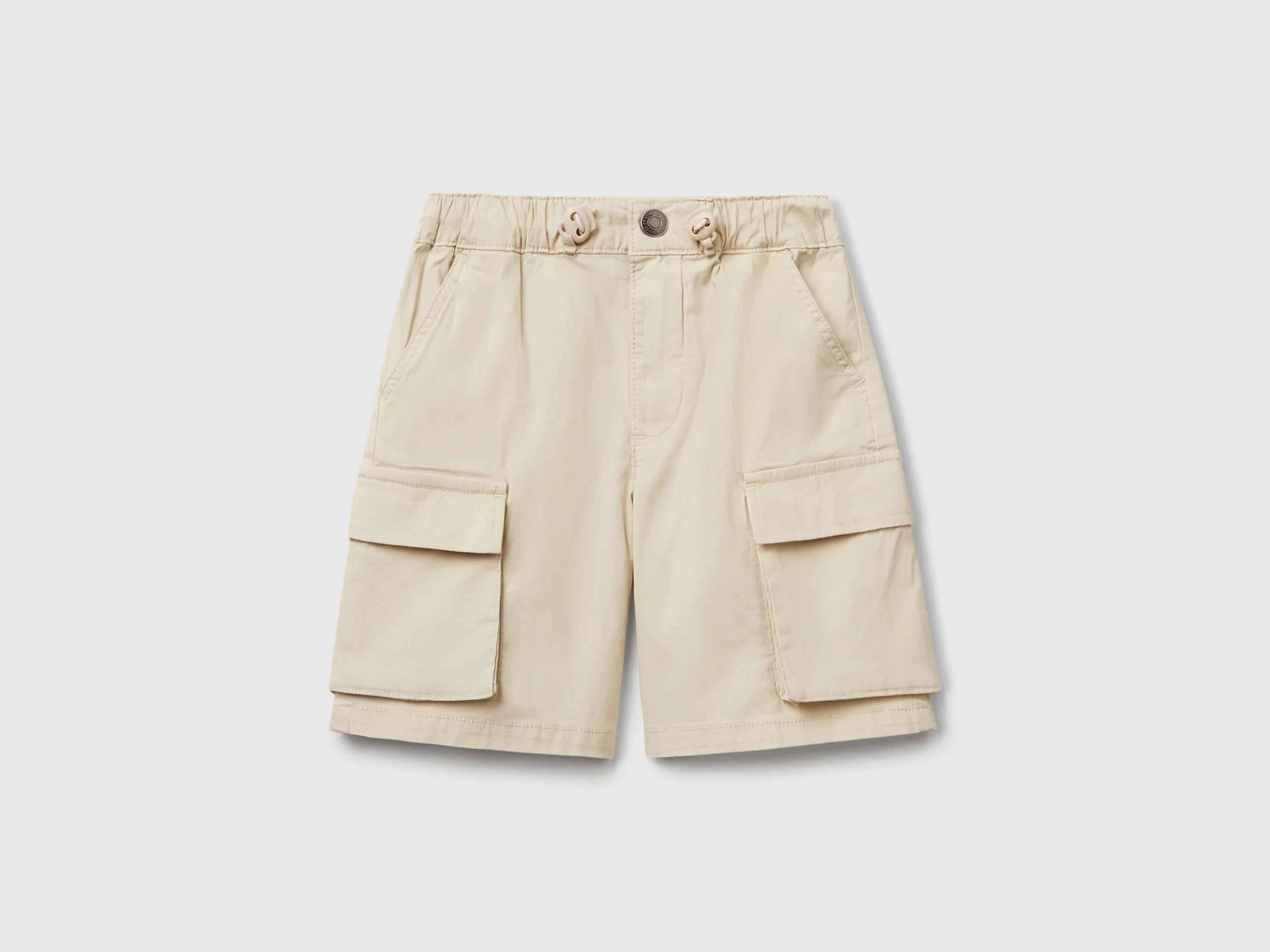 Shorts parachute in cotone stretch