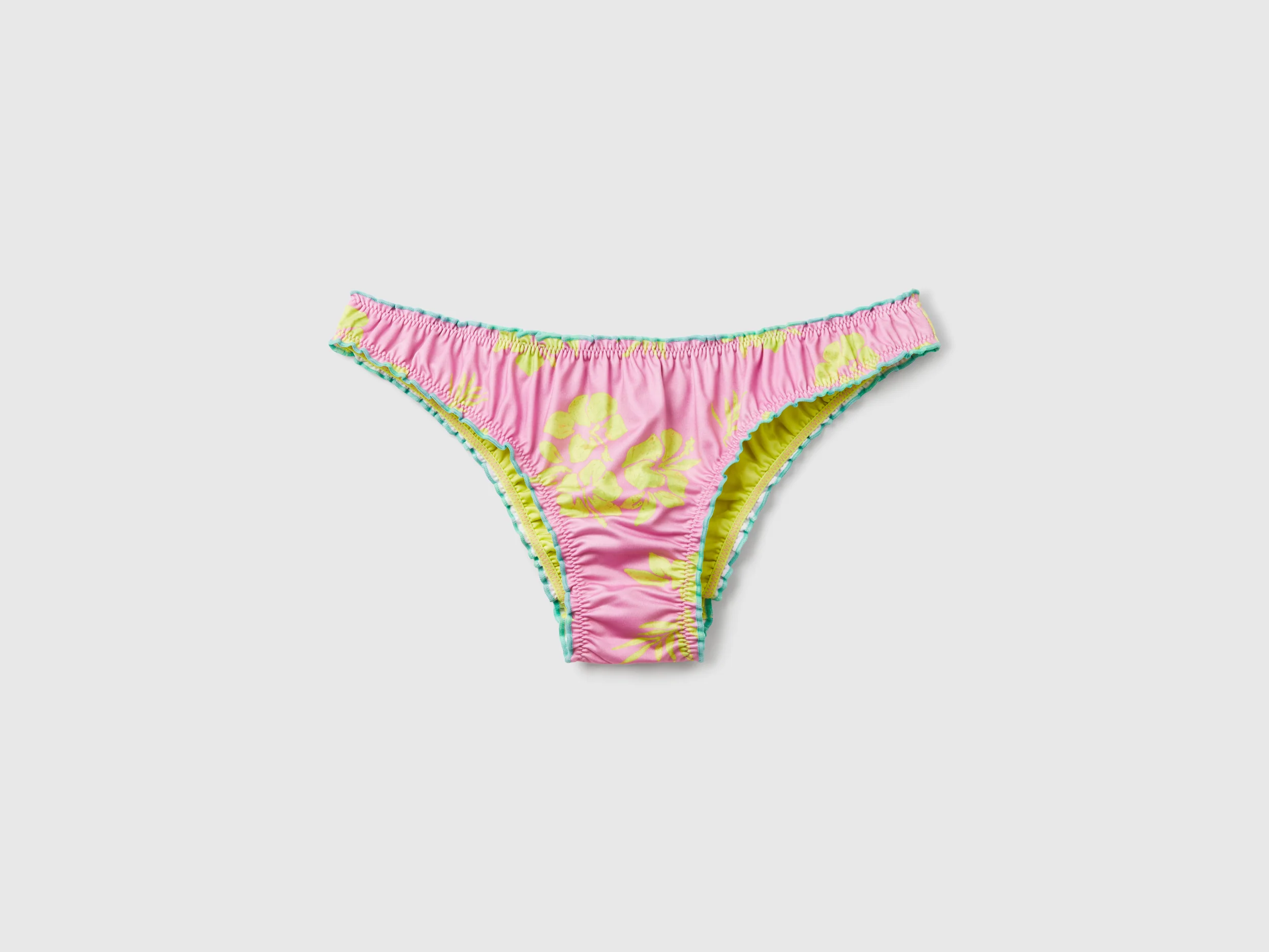 Slip costume con stampa floreale