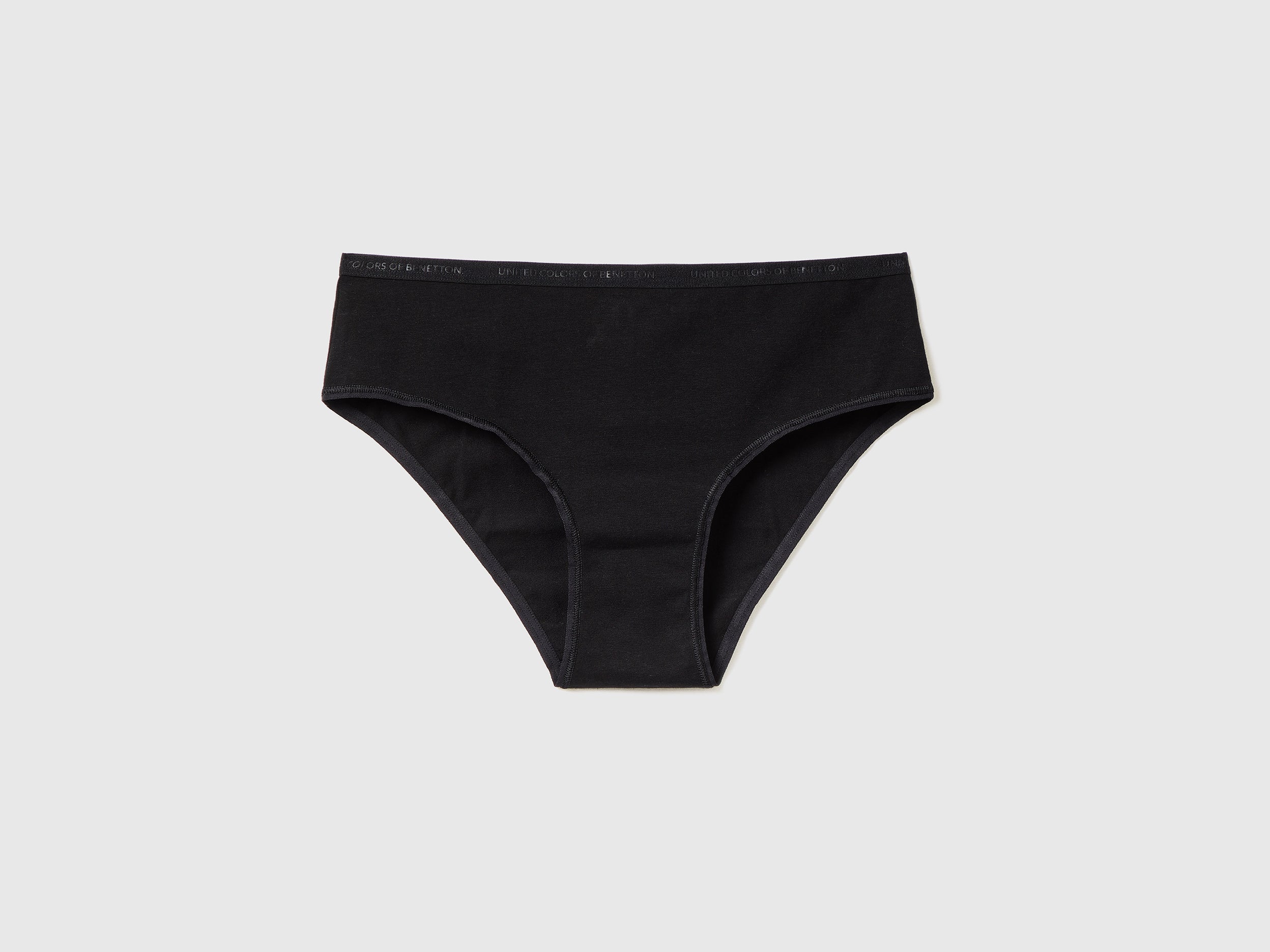 Slip fianco alto in cotone bio stretch