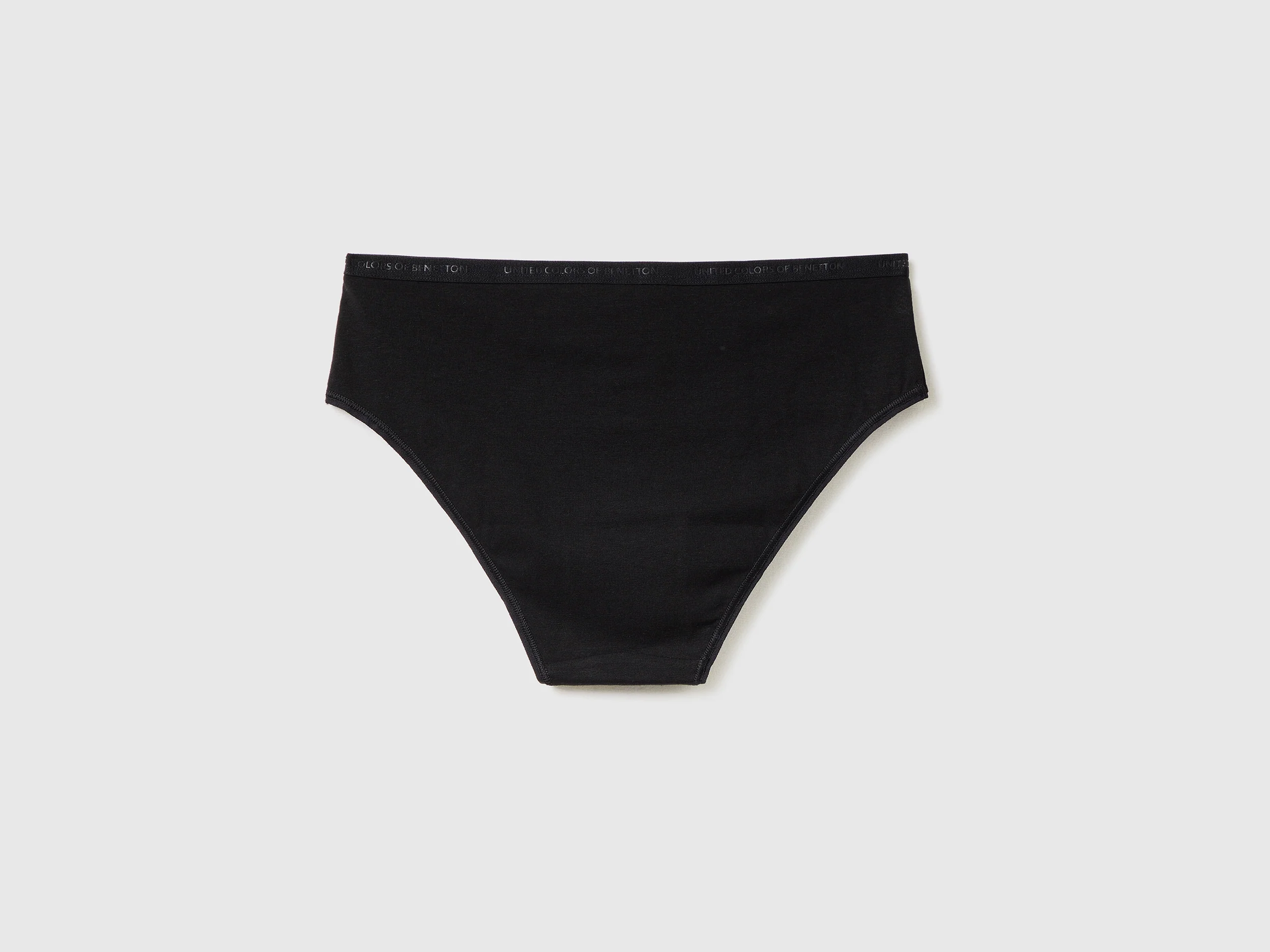 Slip fianco alto in cotone bio stretch - Image 2