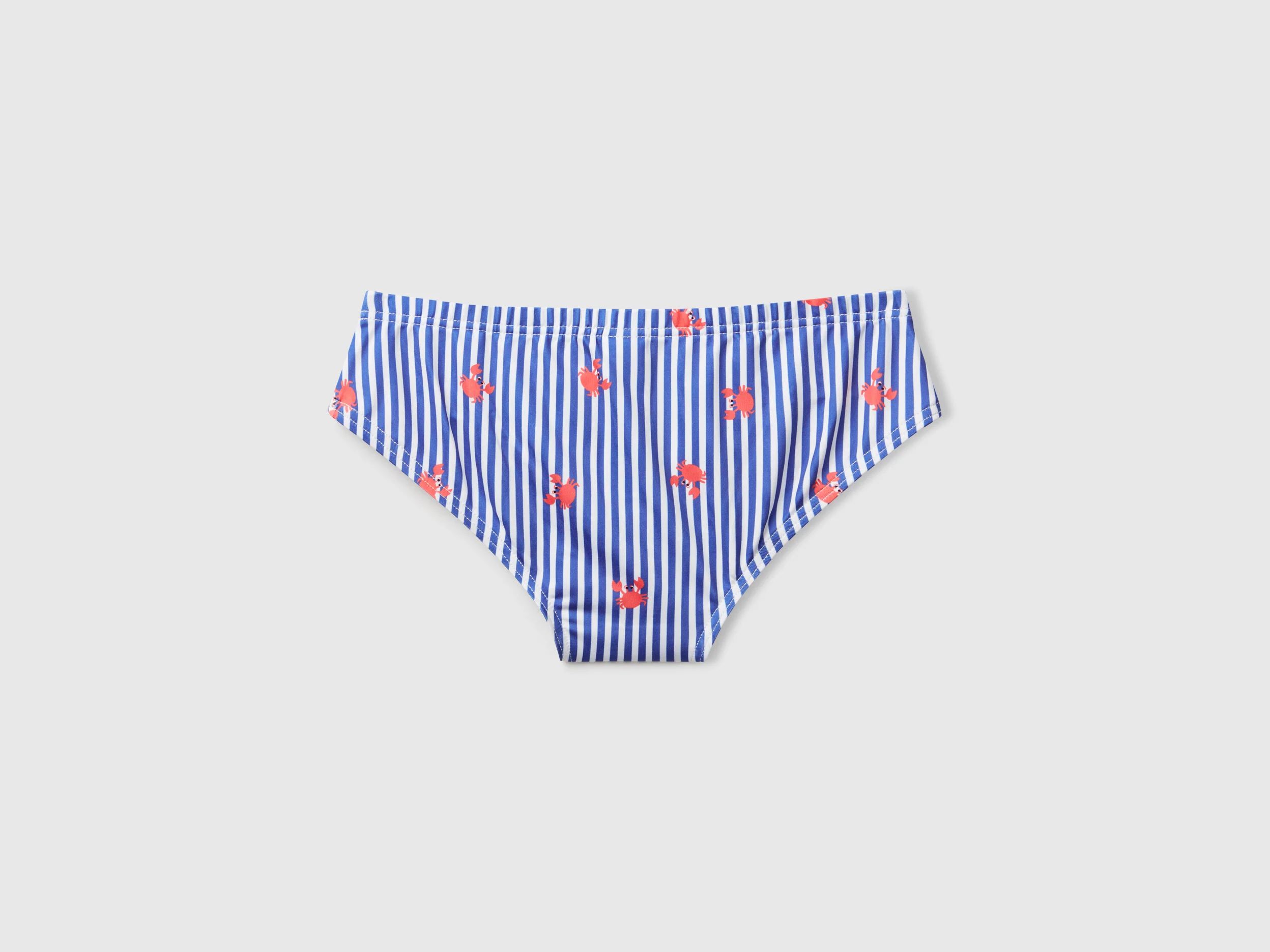 Slip mare a righe con stampa granchi - Image 2